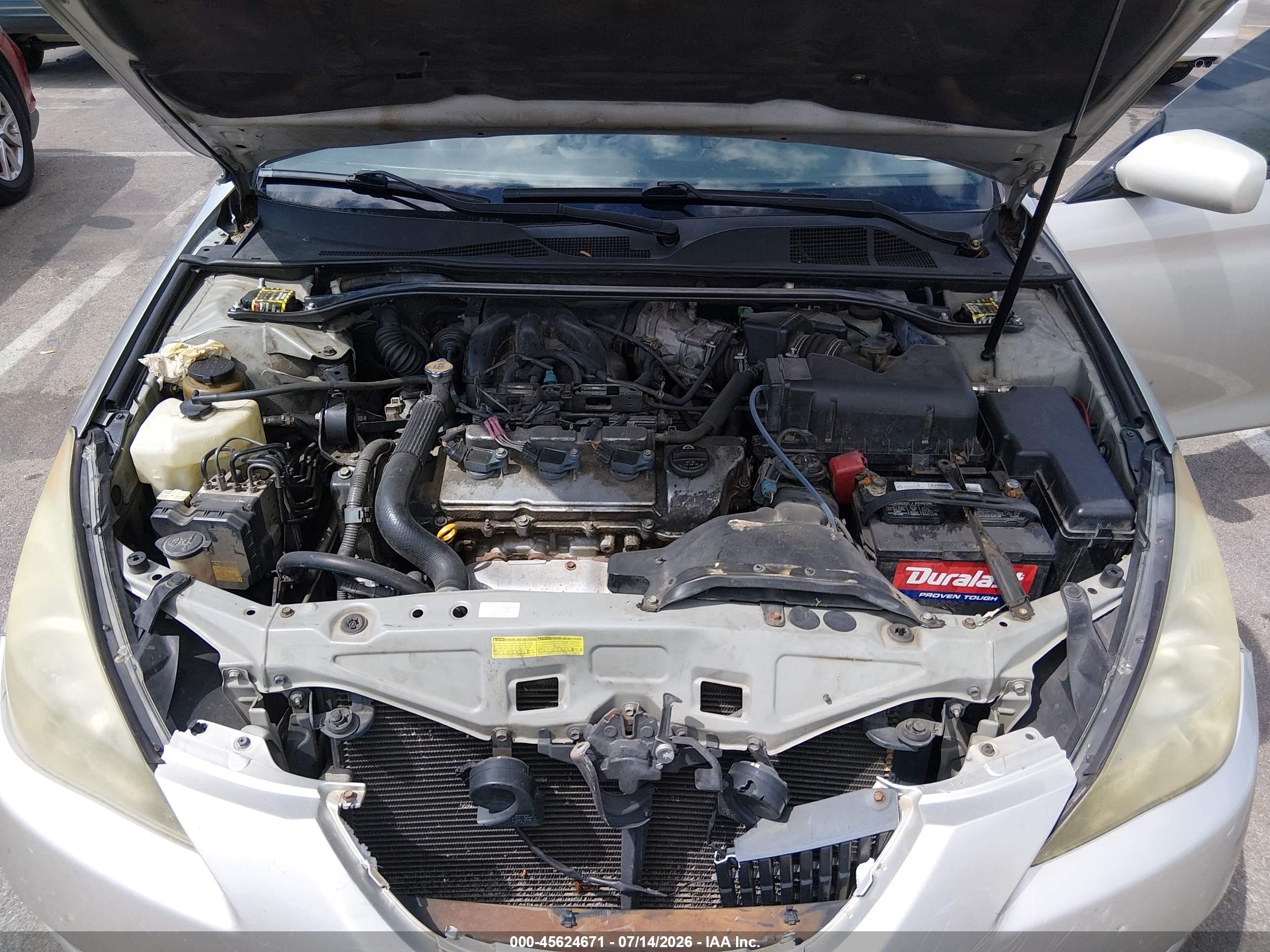 2005 Toyota Camry Solara Sle Silver vin: 4T1FA38P55U046316