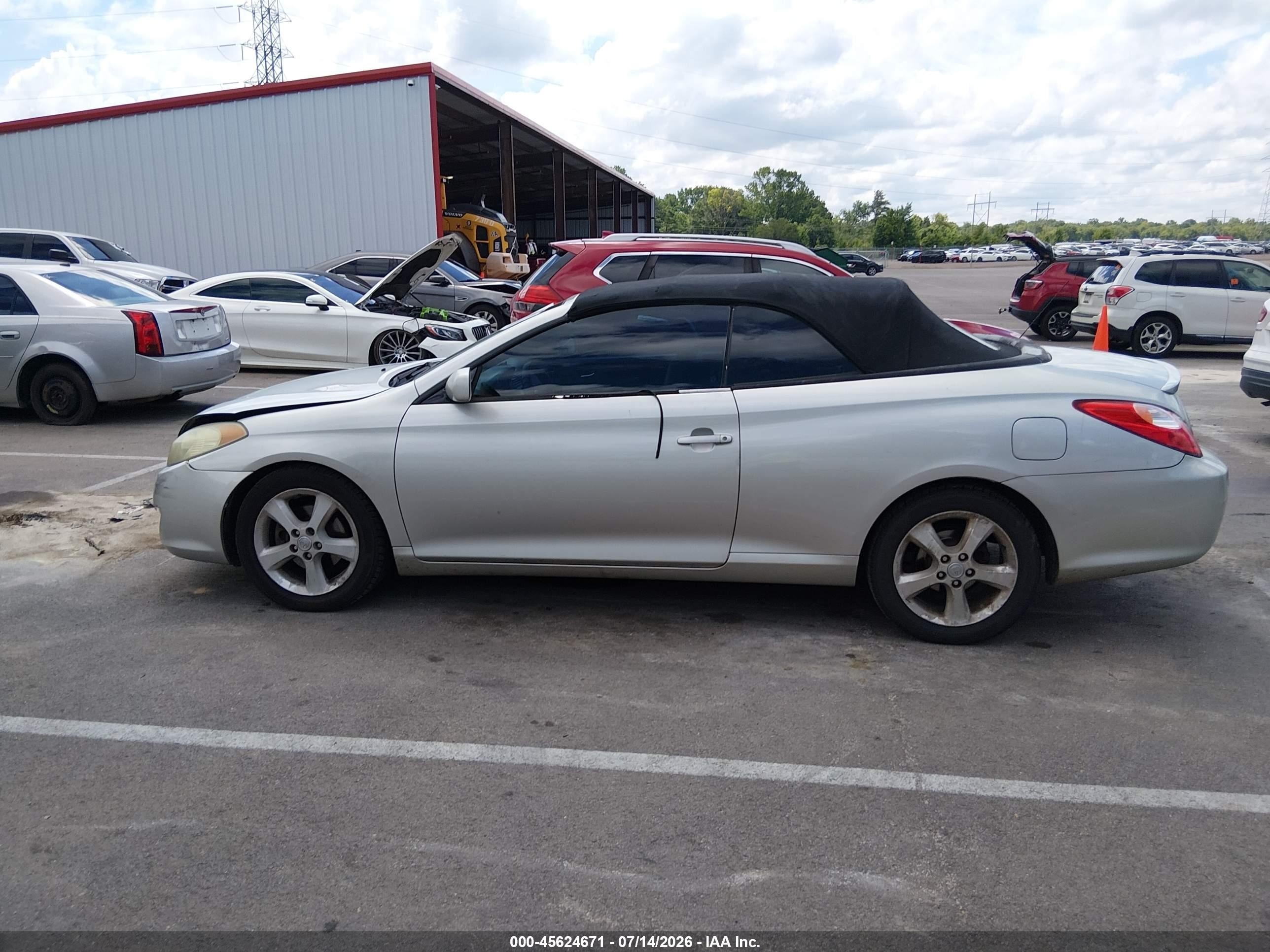 2005 Toyota Camry Solara Sle Silver vin: 4T1FA38P55U046316