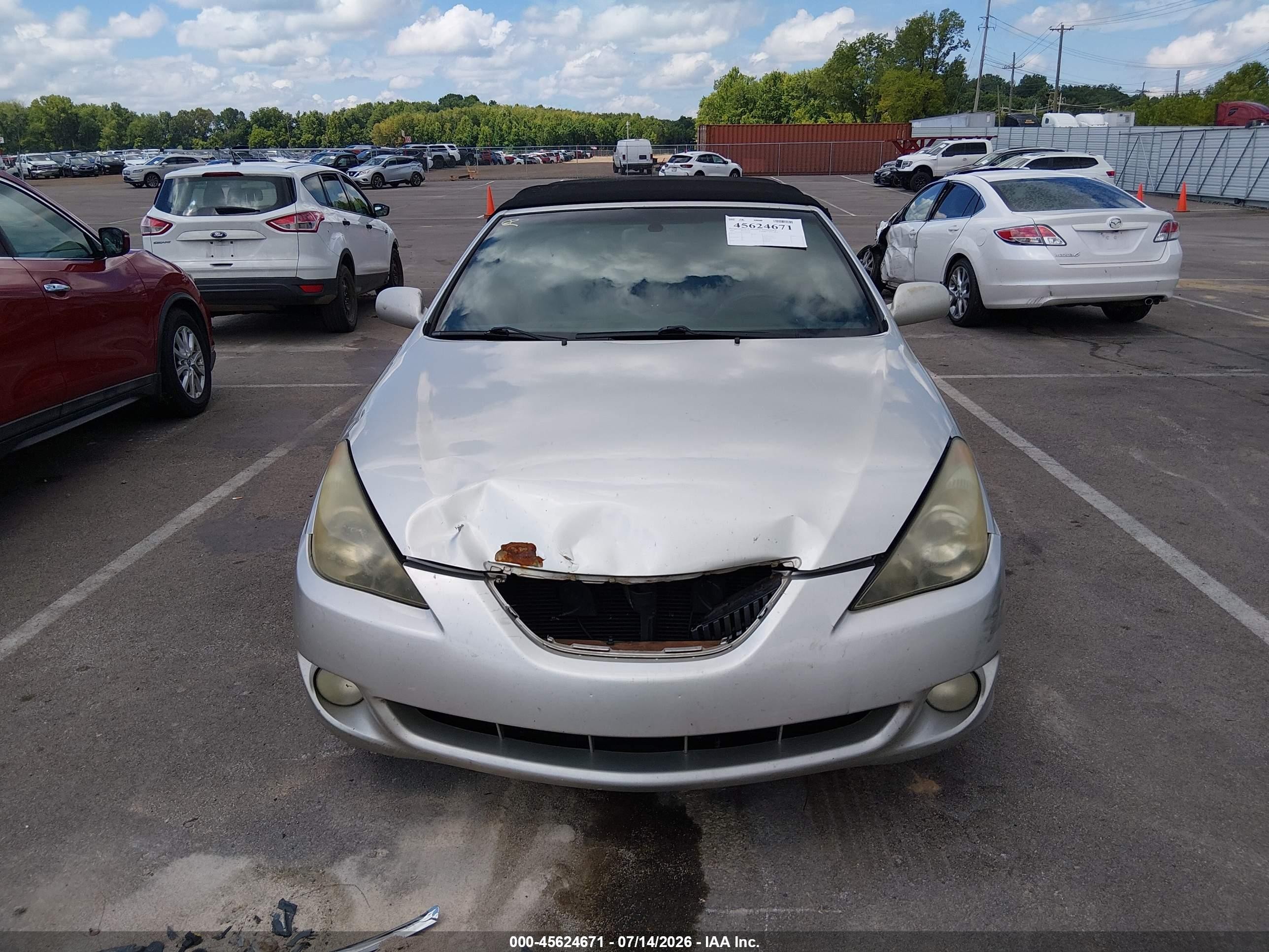 2005 Toyota Camry Solara Sle Silver vin: 4T1FA38P55U046316