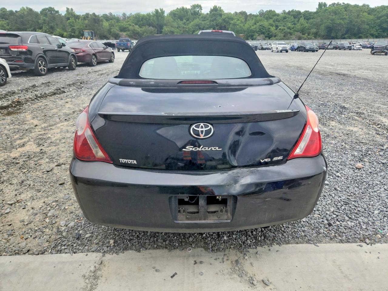 2006 Toyota Camry Solara Se V6 Black vin: 4T1FA38P56U067684