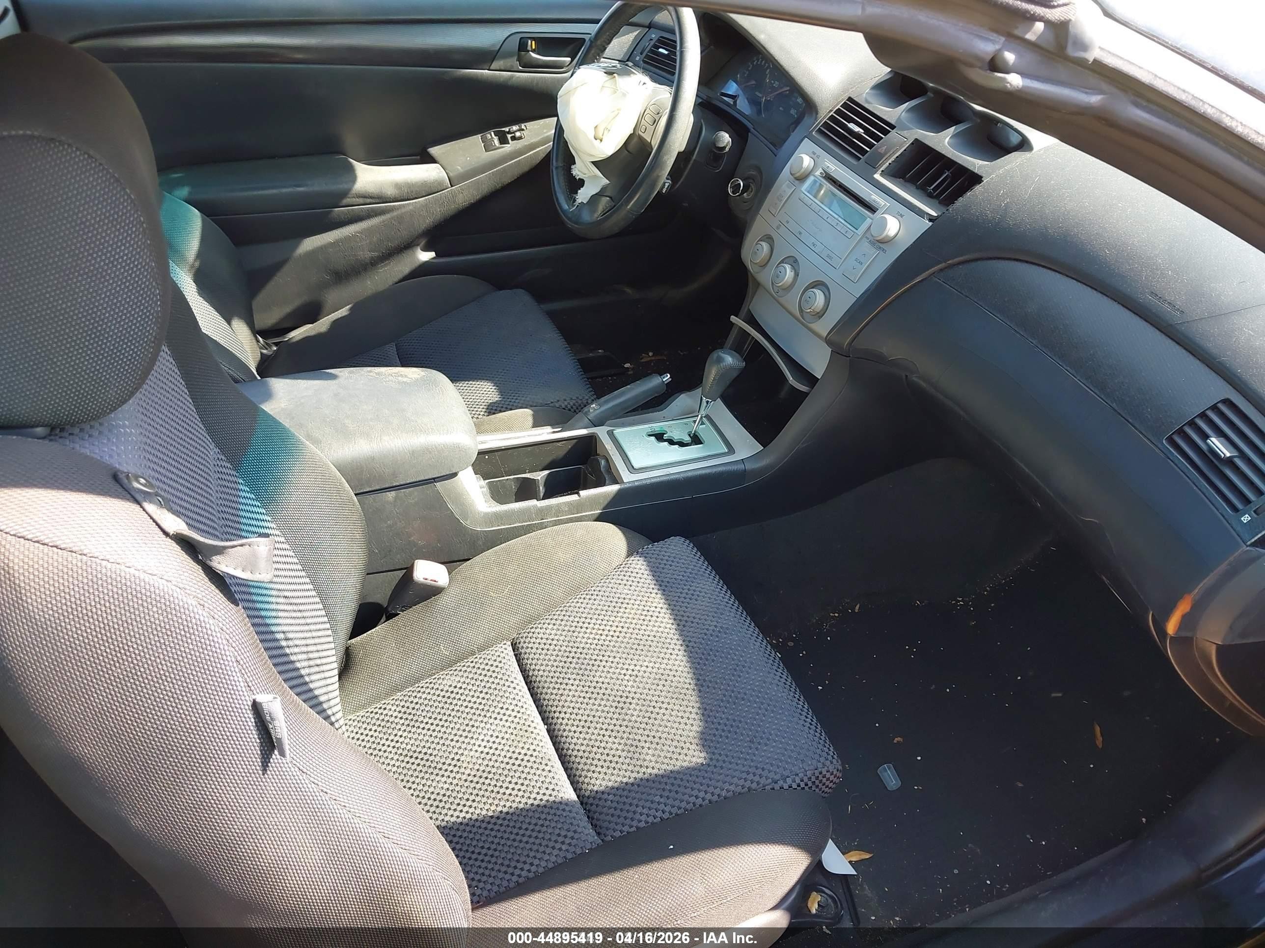 2006 Toyota Camry Solara Se Black vin: 4T1FA38P56U070374