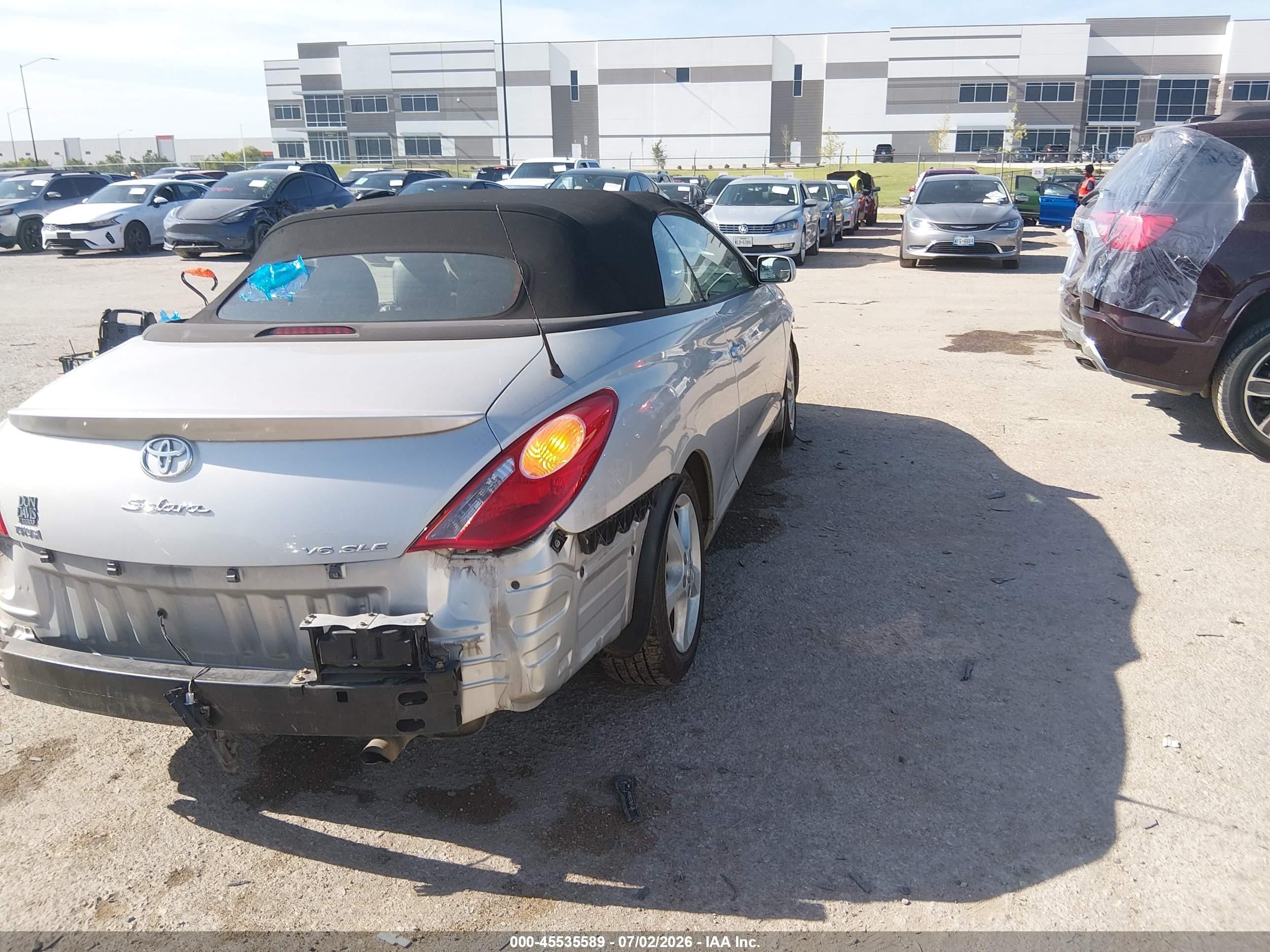 2006 Toyota Camry Solara Sle Silver vin: 4T1FA38P56U070875