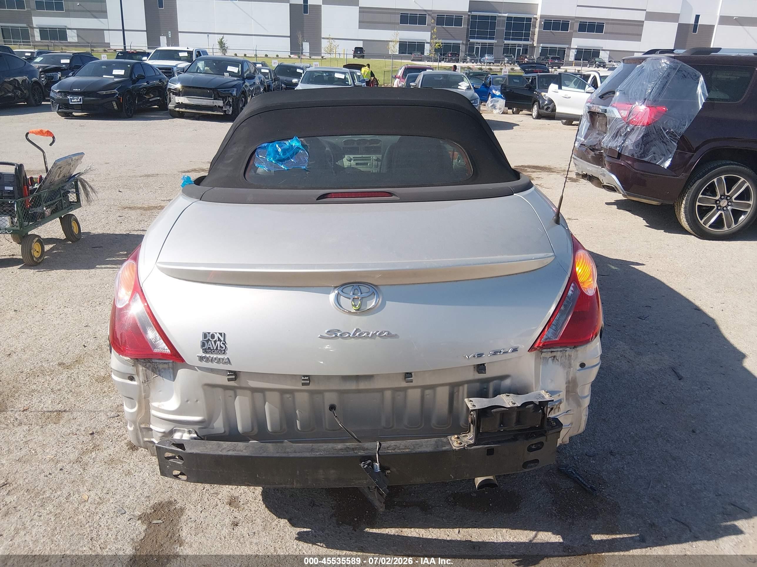 2006 Toyota Camry Solara Sle Silver vin: 4T1FA38P56U070875