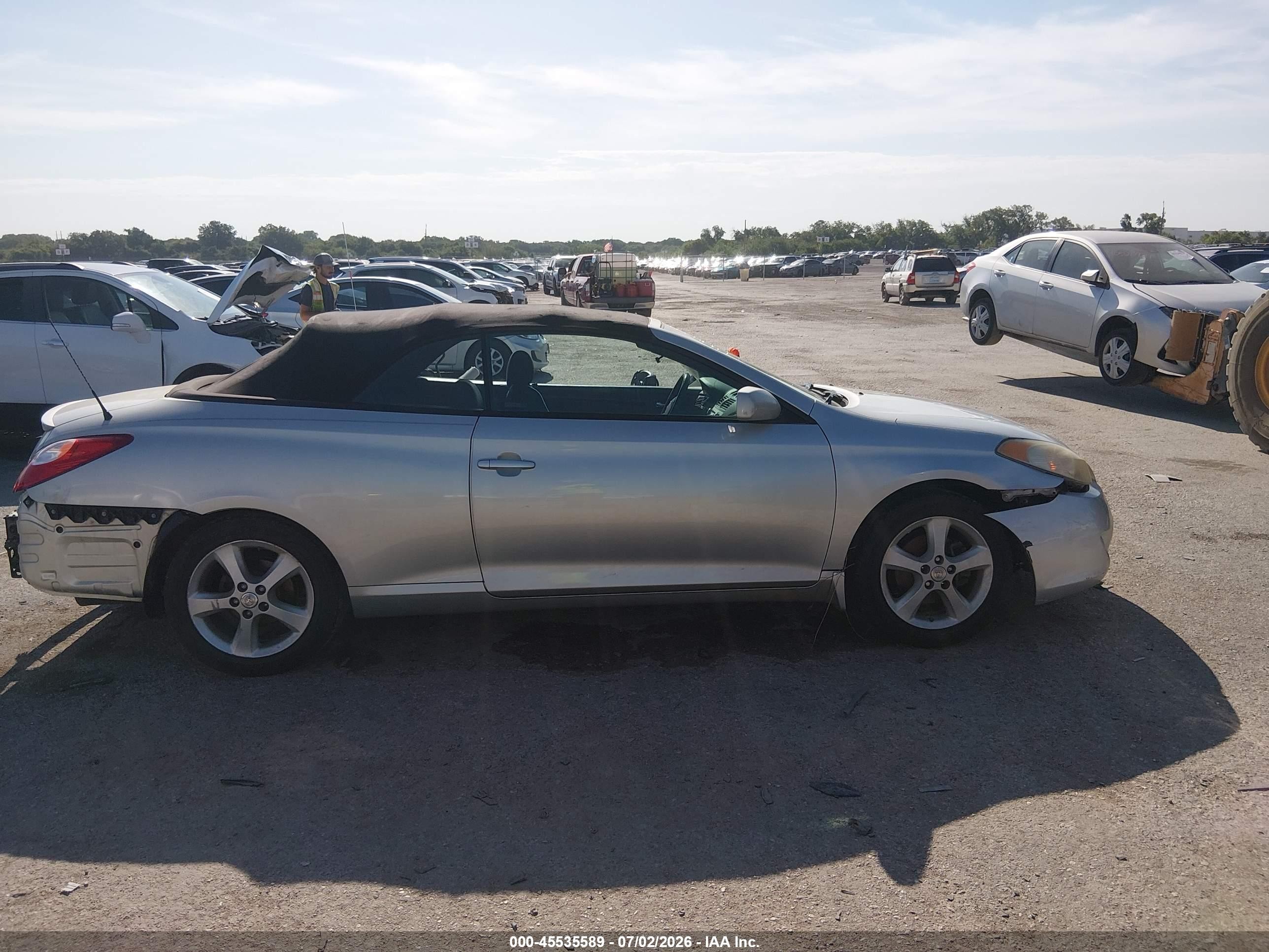 2006 Toyota Camry Solara Sle Silver vin: 4T1FA38P56U070875