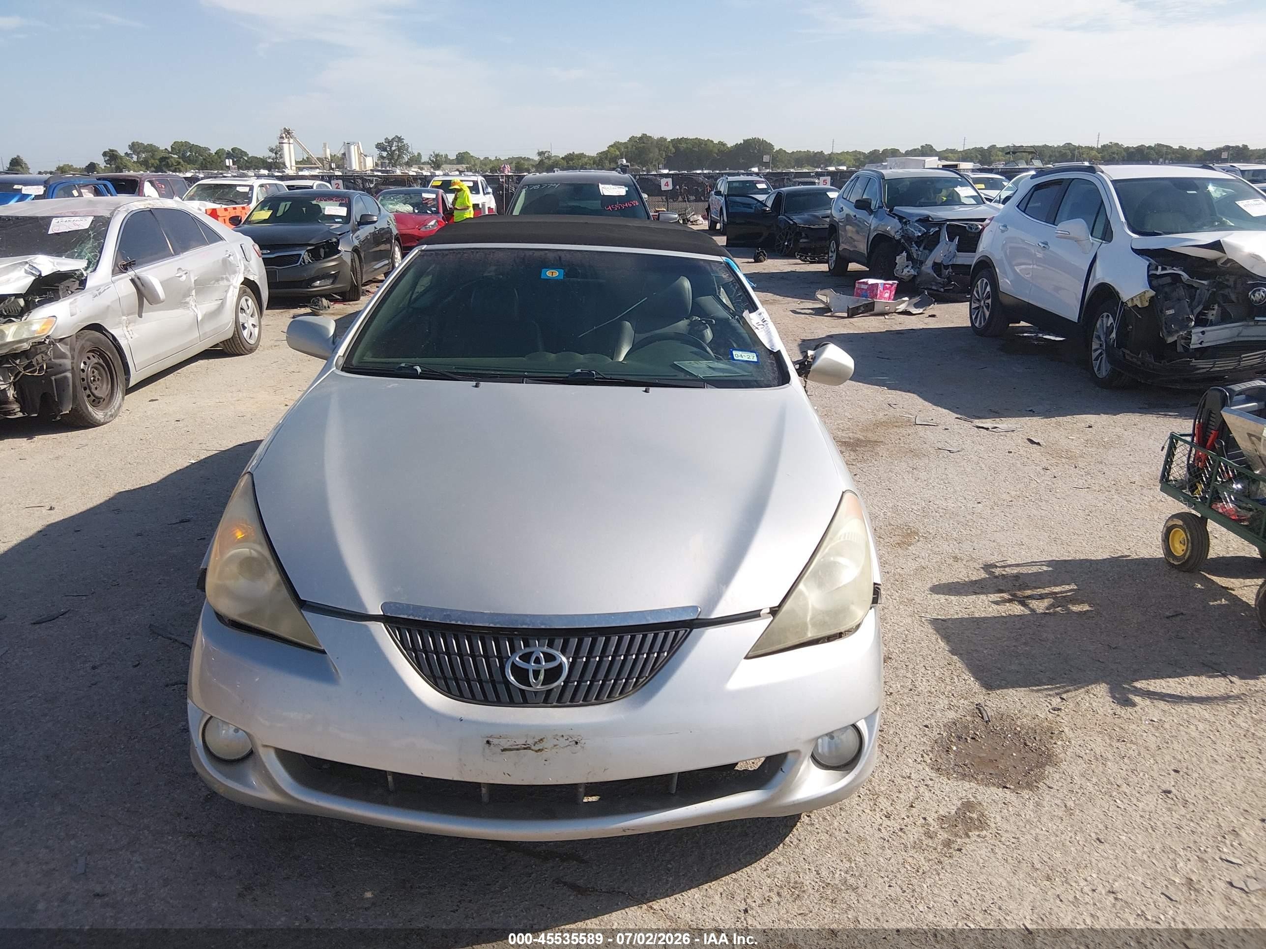 2006 Toyota Camry Solara Sle Silver vin: 4T1FA38P56U070875