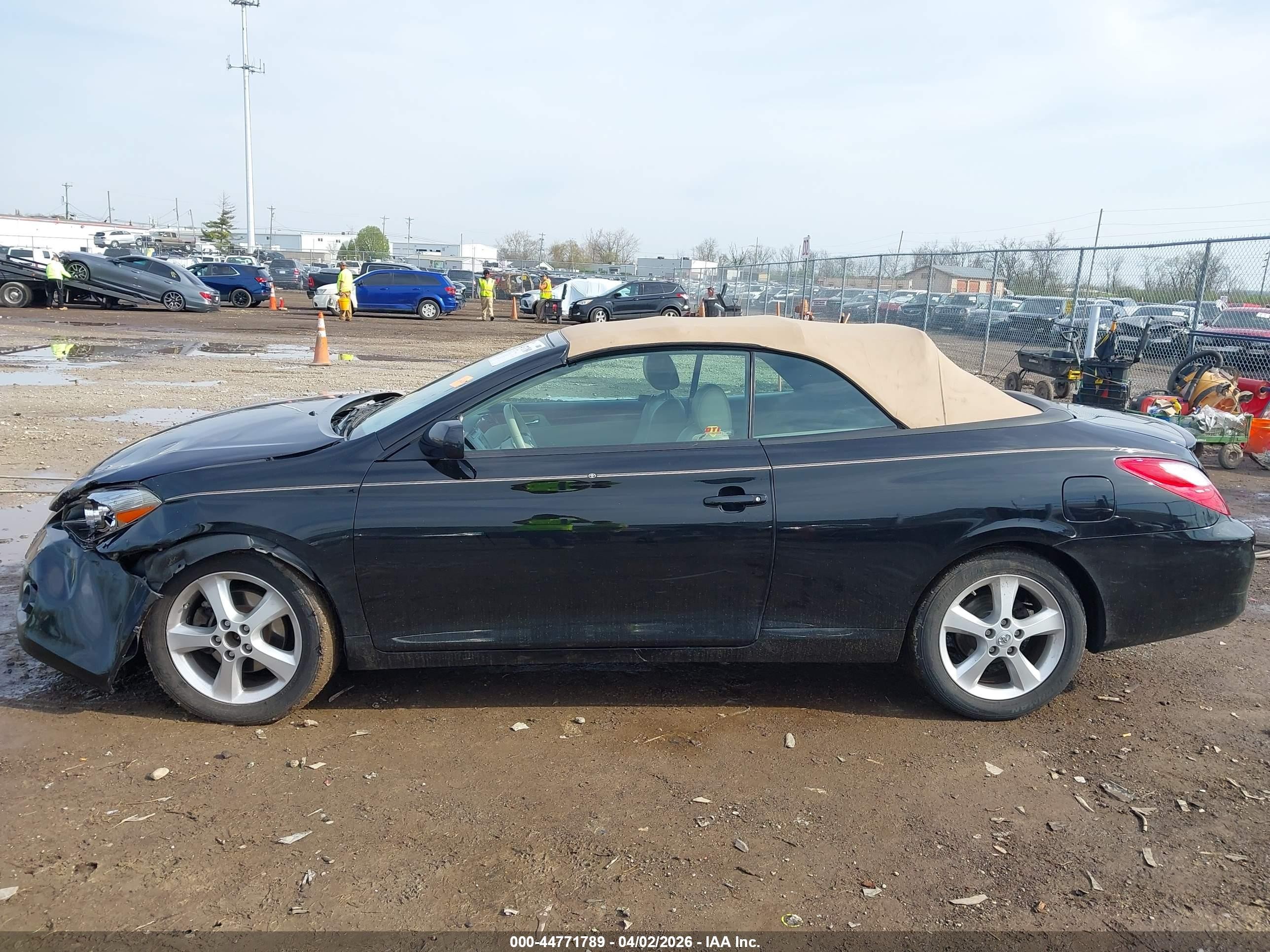 2007 Toyota Camry Solara Sle Black vin: 4T1FA38P57U135886