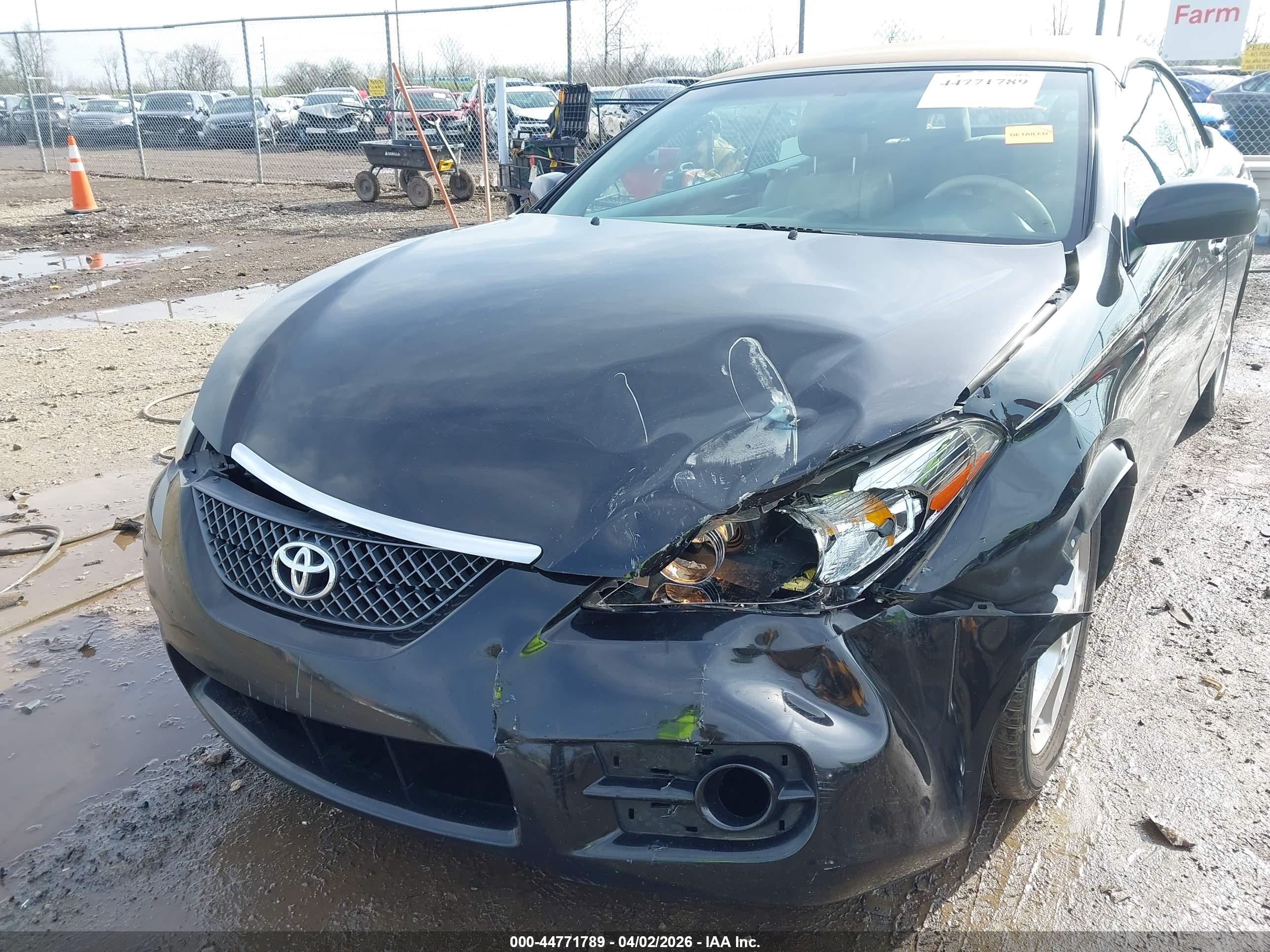 2007 Toyota Camry Solara Sle Black vin: 4T1FA38P57U135886