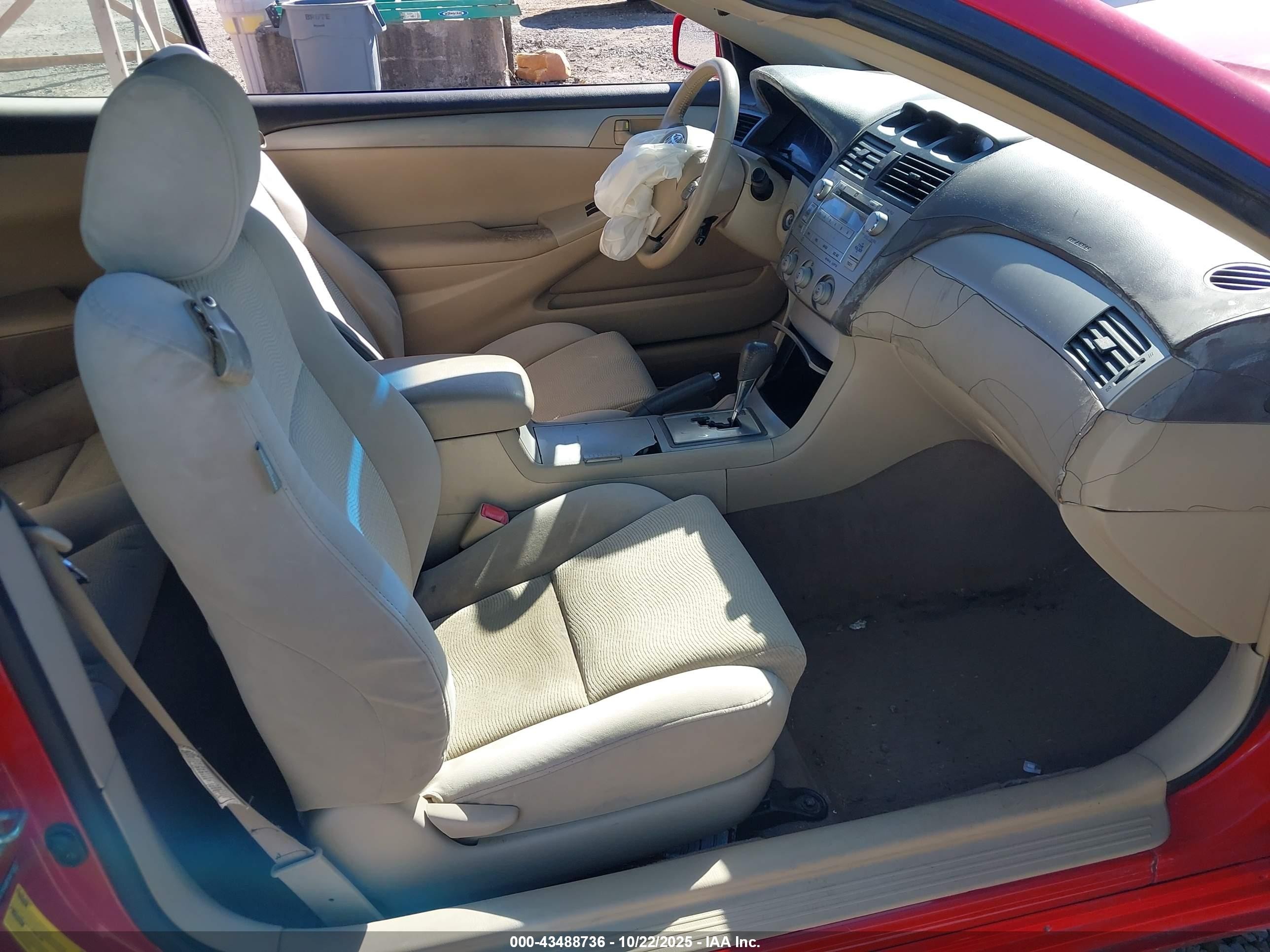 2008 Toyota Camry Solara Se Red vin: 4T1FA38P58U136912