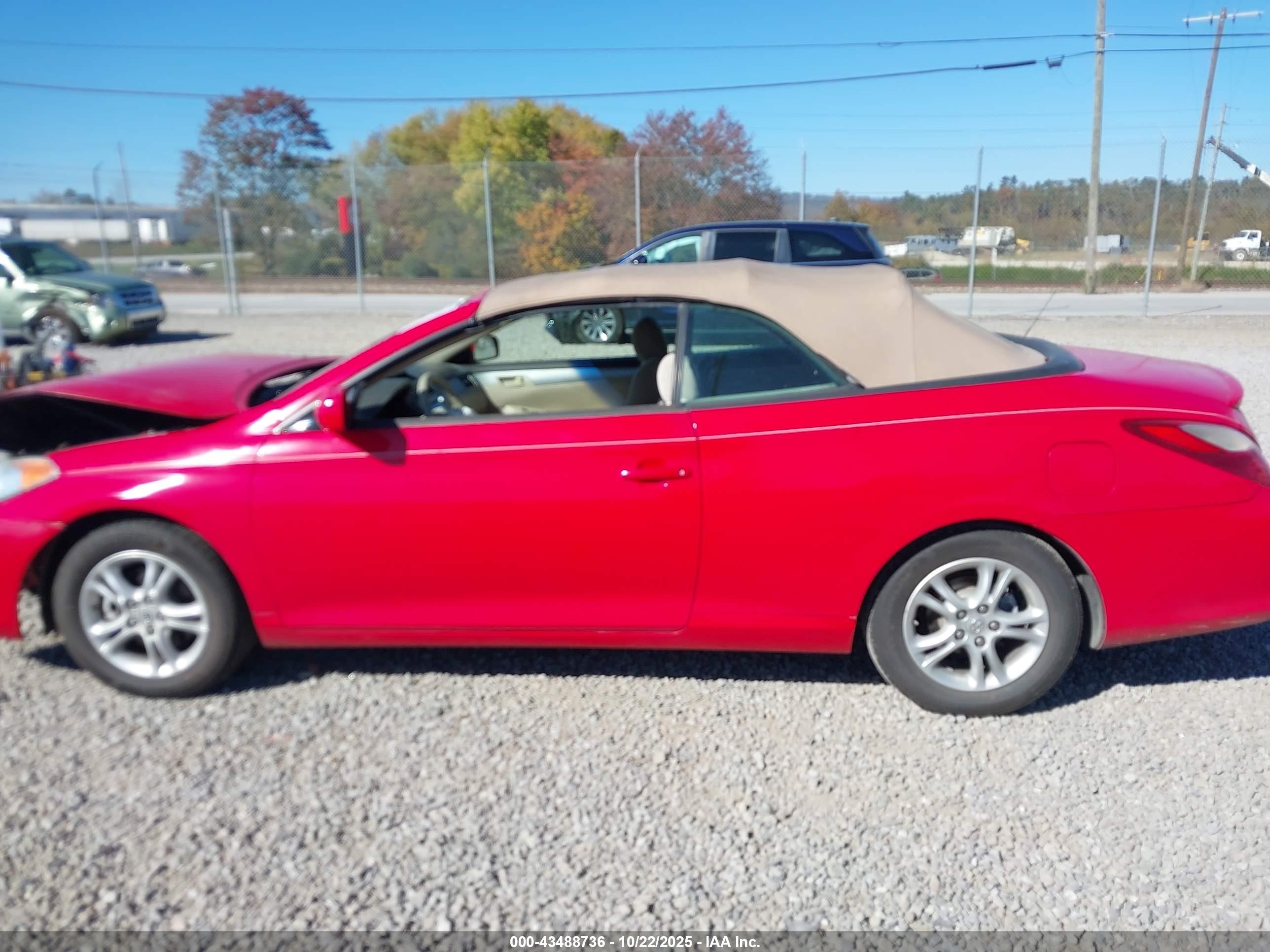2008 Toyota Camry Solara Se Red vin: 4T1FA38P58U136912