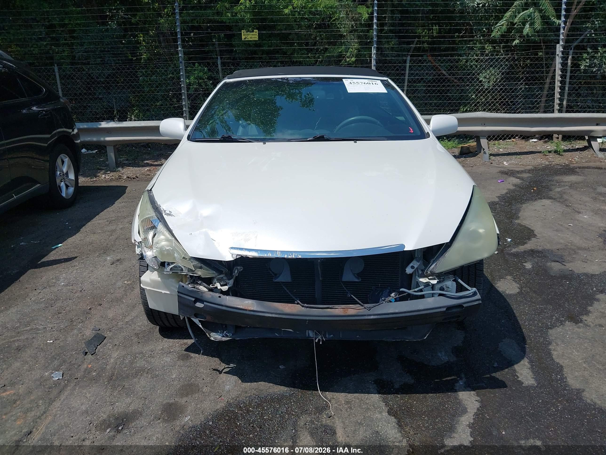 2008 Toyota Camry Solara Sle White vin: 4T1FA38P58U144363