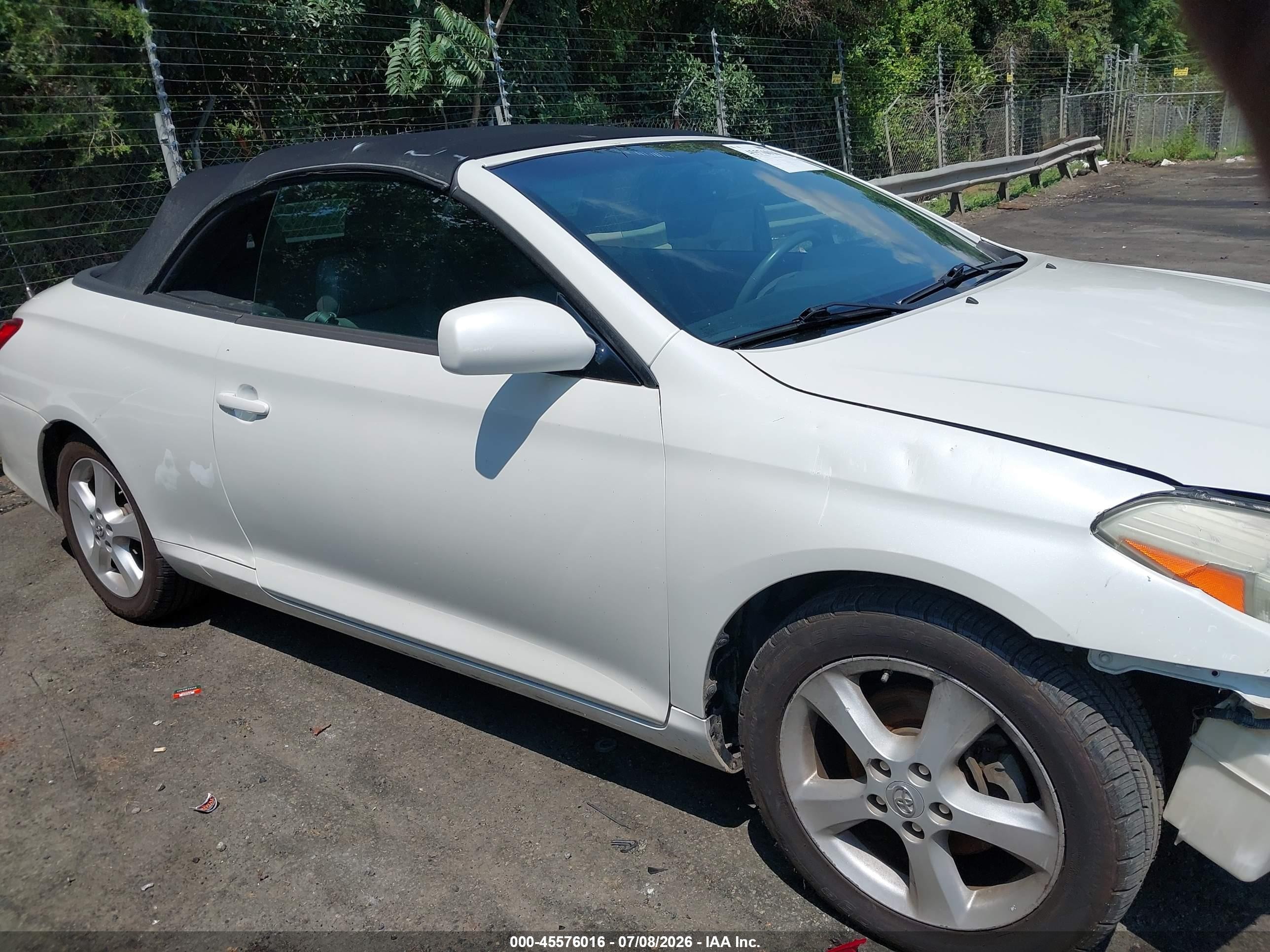 2008 Toyota Camry Solara Sle White vin: 4T1FA38P58U144363