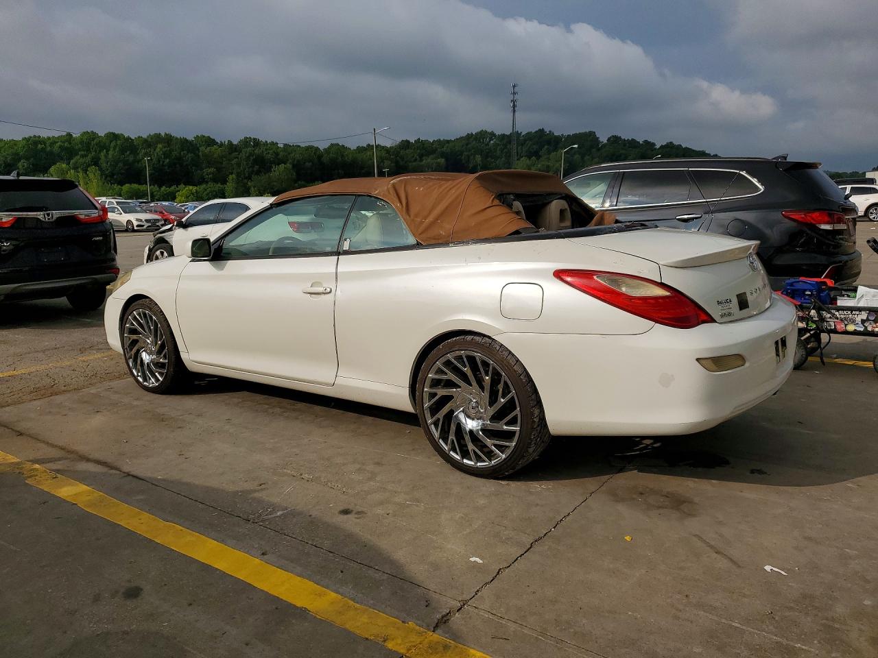 2008 Toyota Camry Solara Sle V6 White vin: 4T1FA38P58U148638
