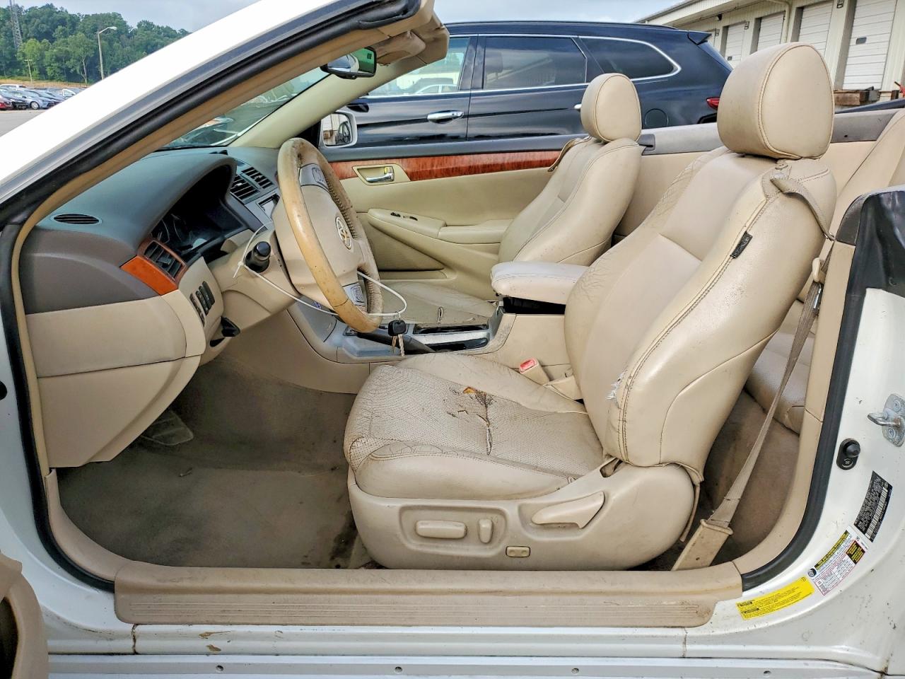 2008 Toyota Camry Solara Sle V6 White vin: 4T1FA38P58U148638