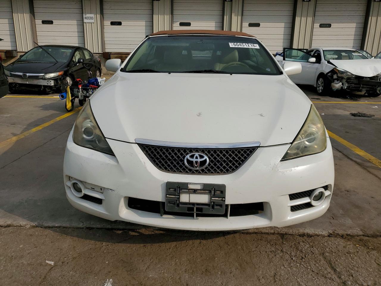 2008 Toyota Camry Solara Sle V6 White vin: 4T1FA38P58U148638