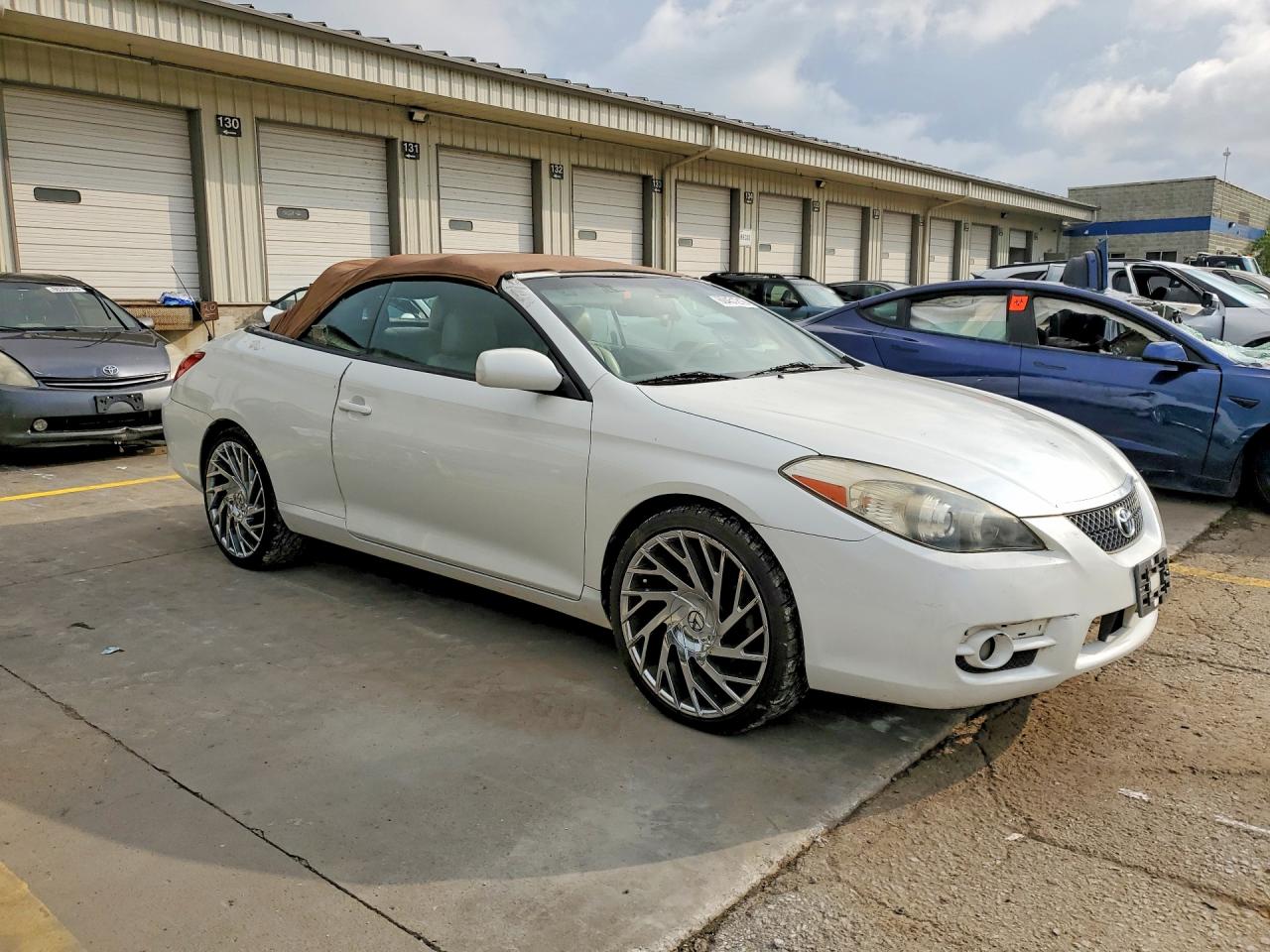 2008 Toyota Camry Solara Sle V6 White vin: 4T1FA38P58U148638