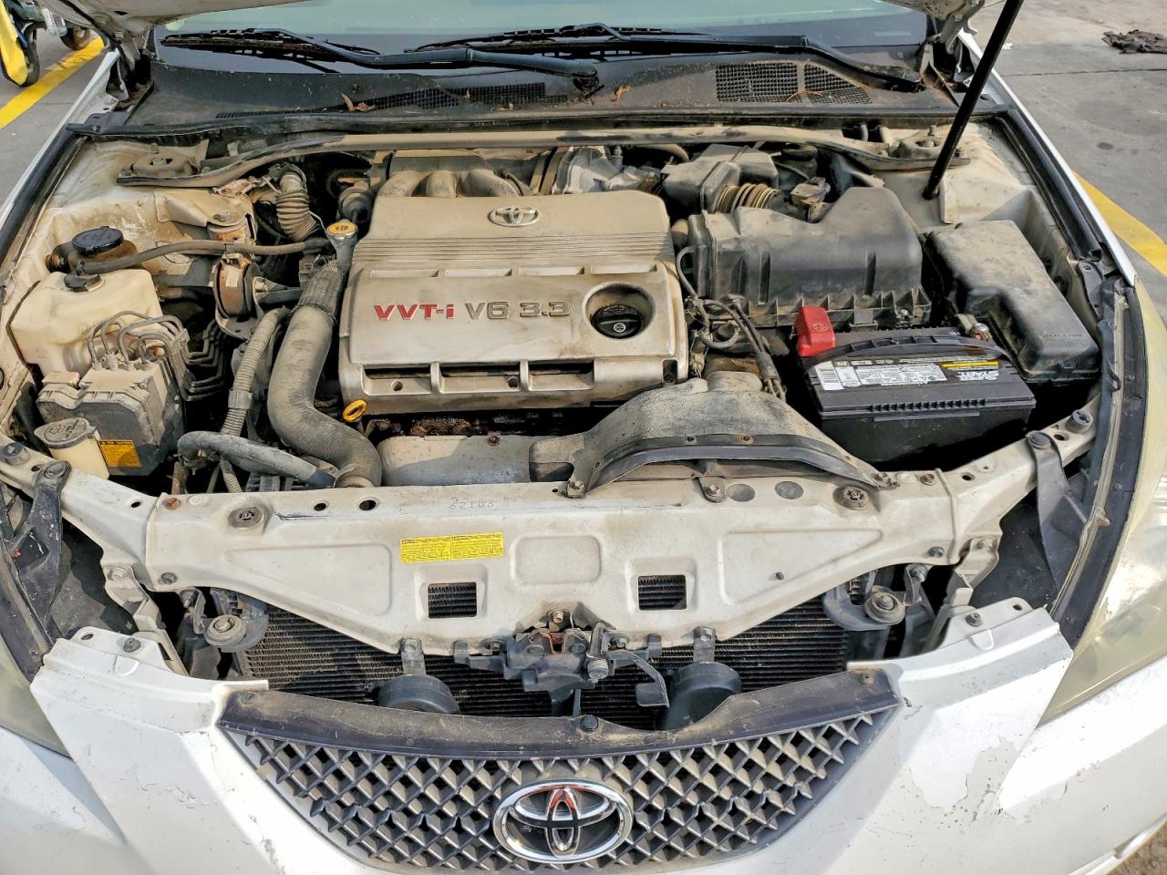 2008 Toyota Camry Solara Sle V6 White vin: 4T1FA38P58U148638