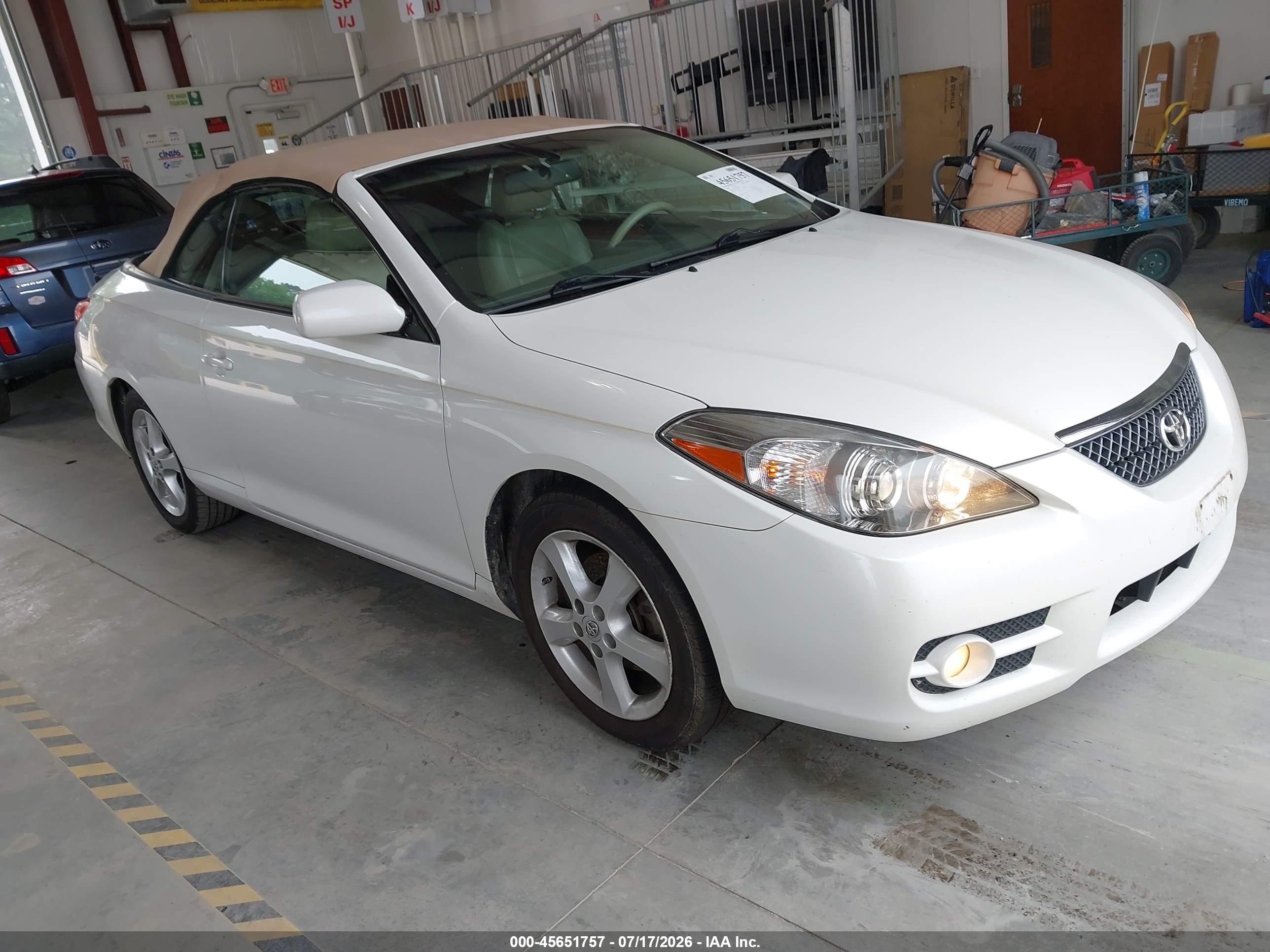 2008 Toyota Camry Solara Sle Белый vin: 4T1FA38P58U148865
