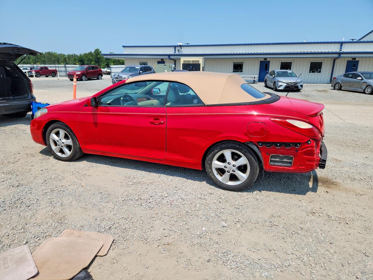 2008 Toyota Camry Solara Sle V6 Red vin: 4T1FA38P58U149790