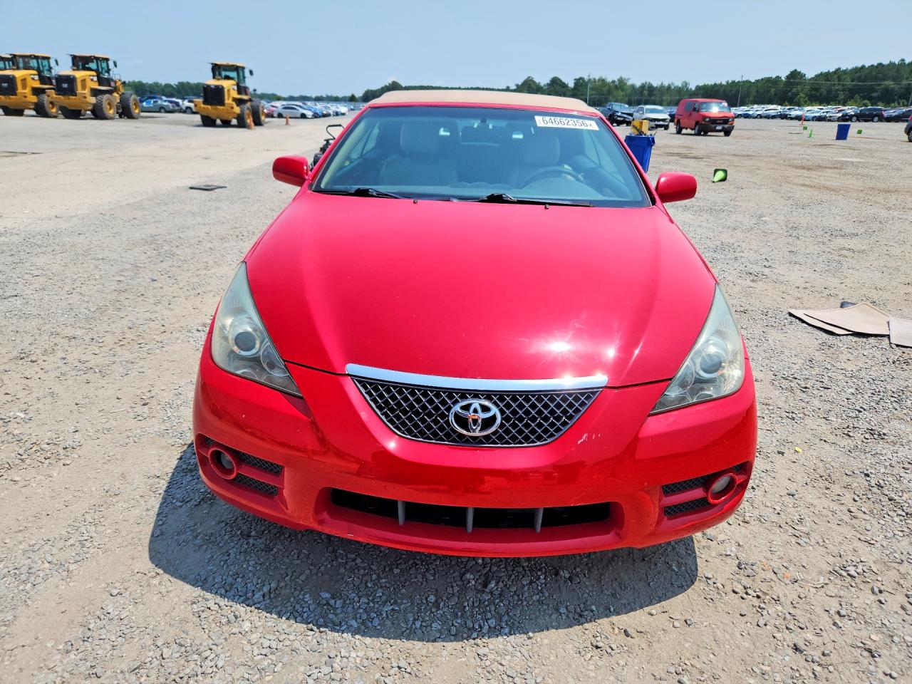 2008 Toyota Camry Solara Sle V6 Red vin: 4T1FA38P58U149790
