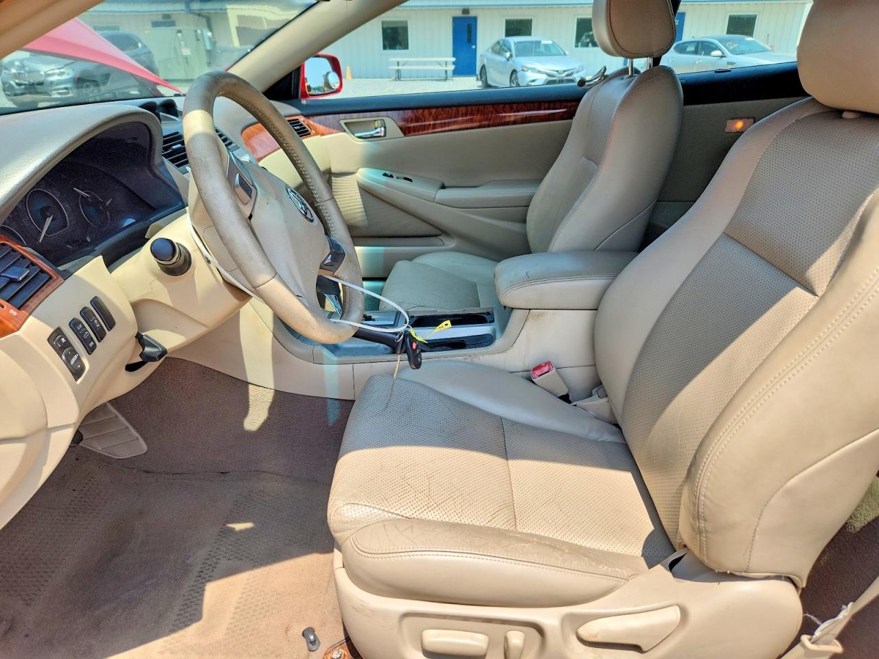 2008 Toyota Camry Solara Sle V6 Red vin: 4T1FA38P58U149790