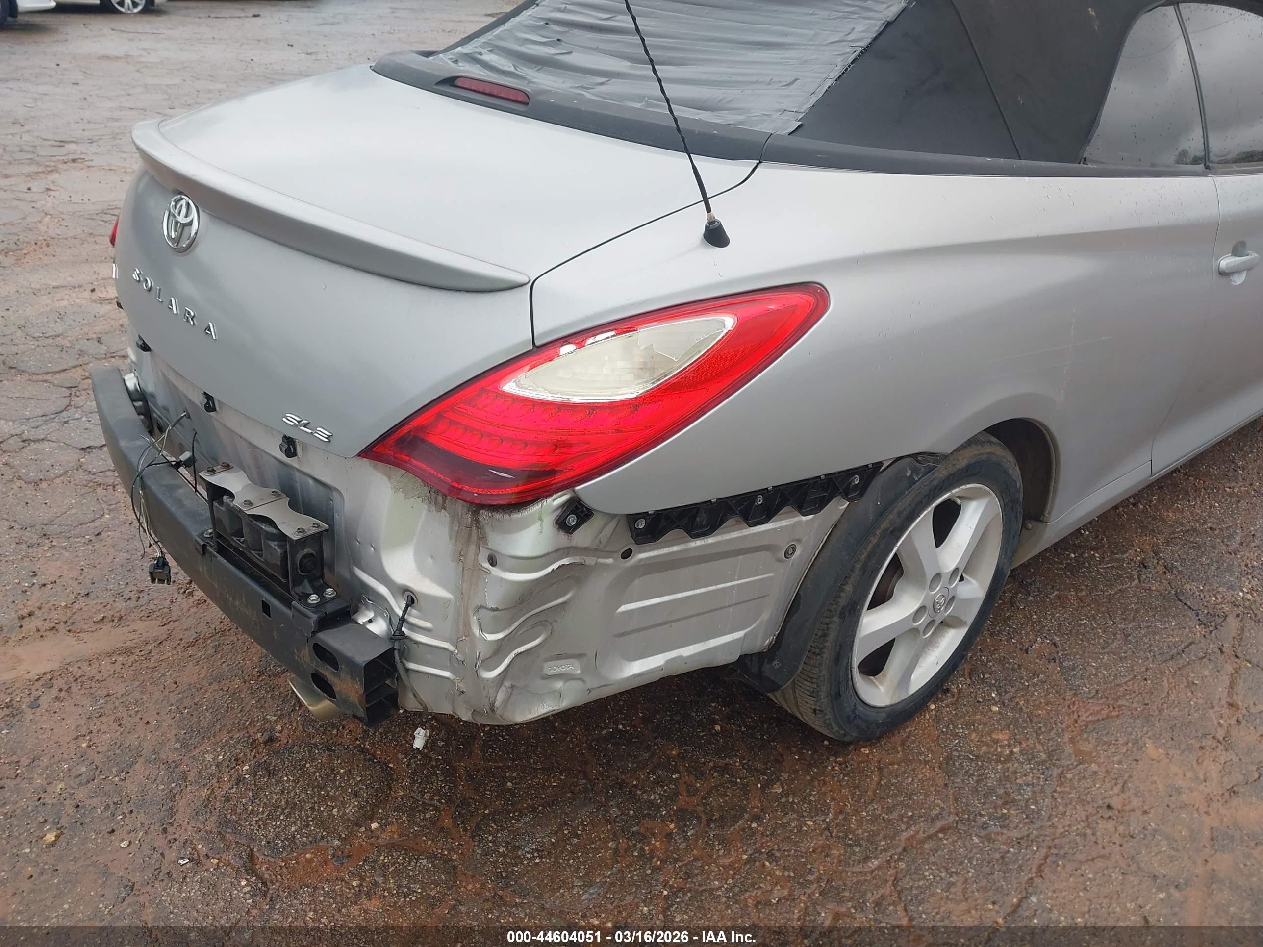 2008 Toyota Camry Solara Sle Silver vin: 4T1FA38P58U151796