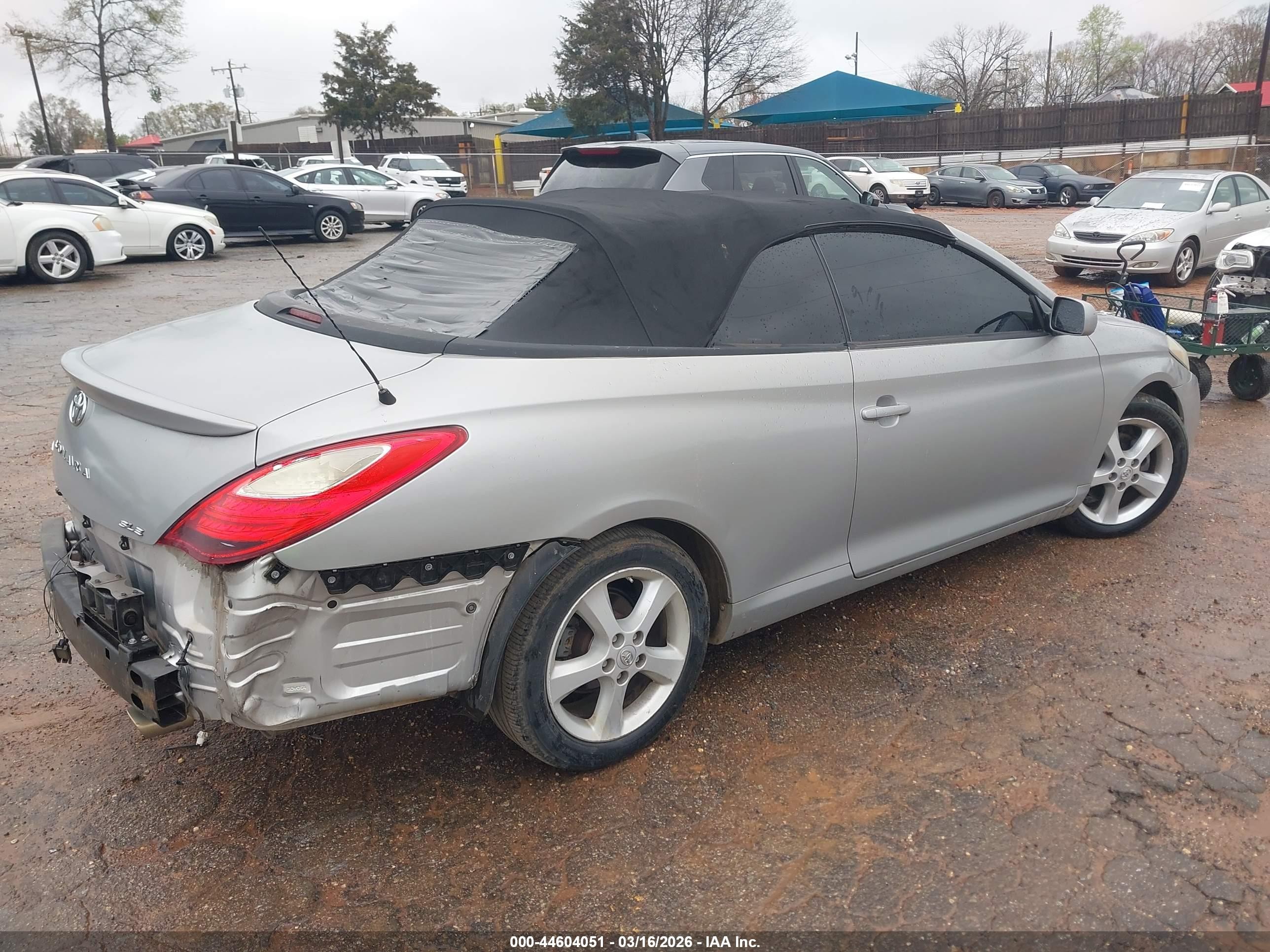 2008 Toyota Camry Solara Sle Silver vin: 4T1FA38P58U151796