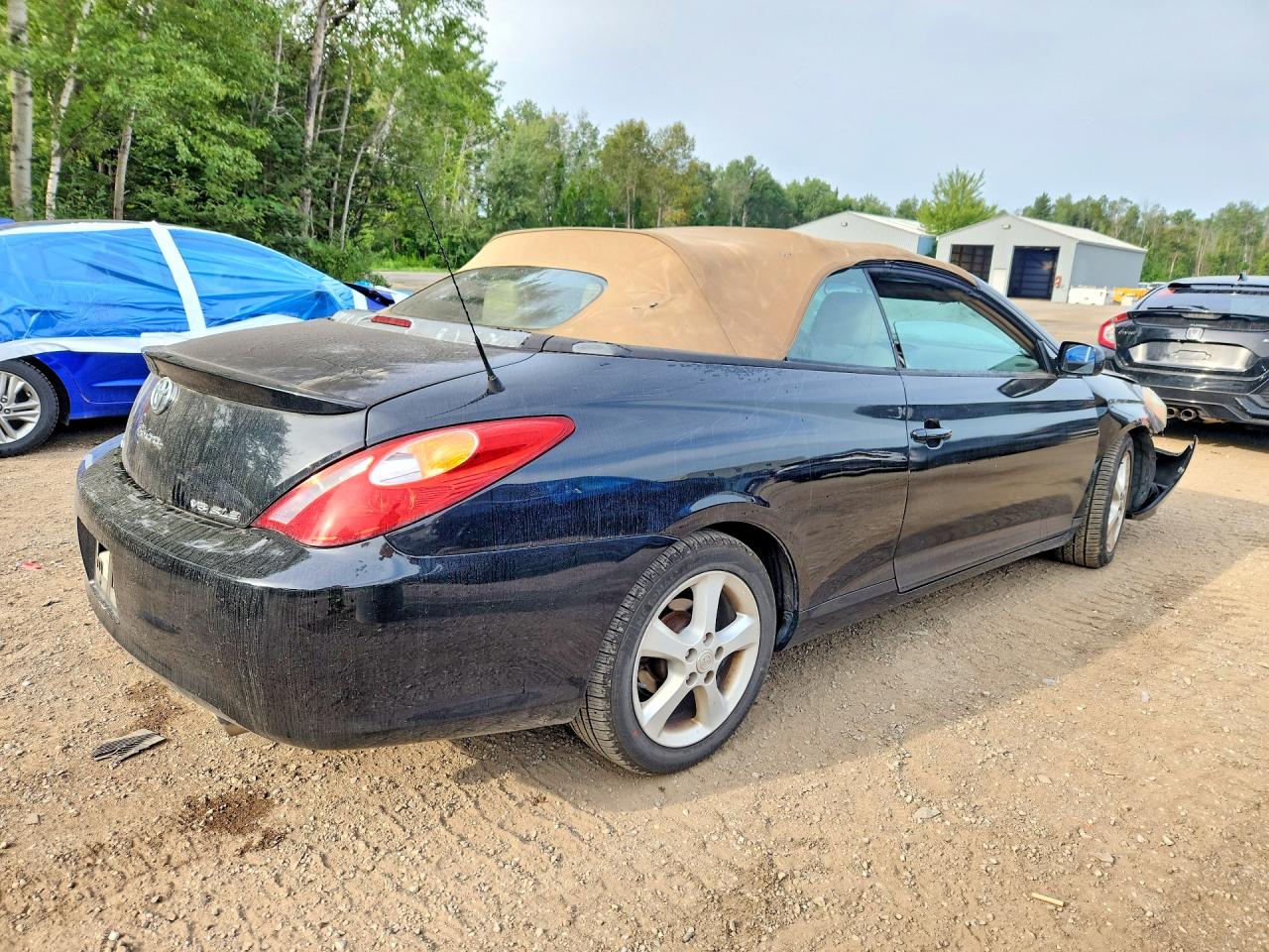 2004 Toyota Camry Solara Se V6 Black vin: 4T1FA38P64U026509