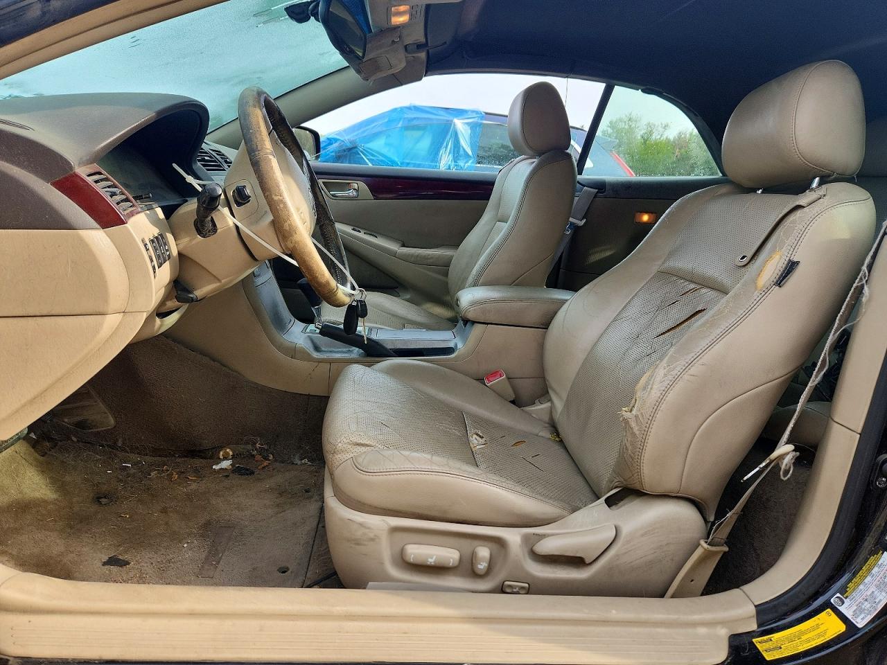 2004 Toyota Camry Solara Se V6 Black vin: 4T1FA38P64U026509