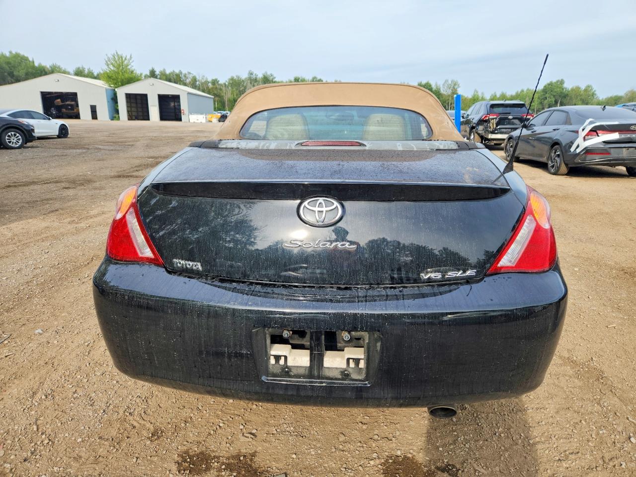 2004 Toyota Camry Solara Se V6 Black vin: 4T1FA38P64U026509
