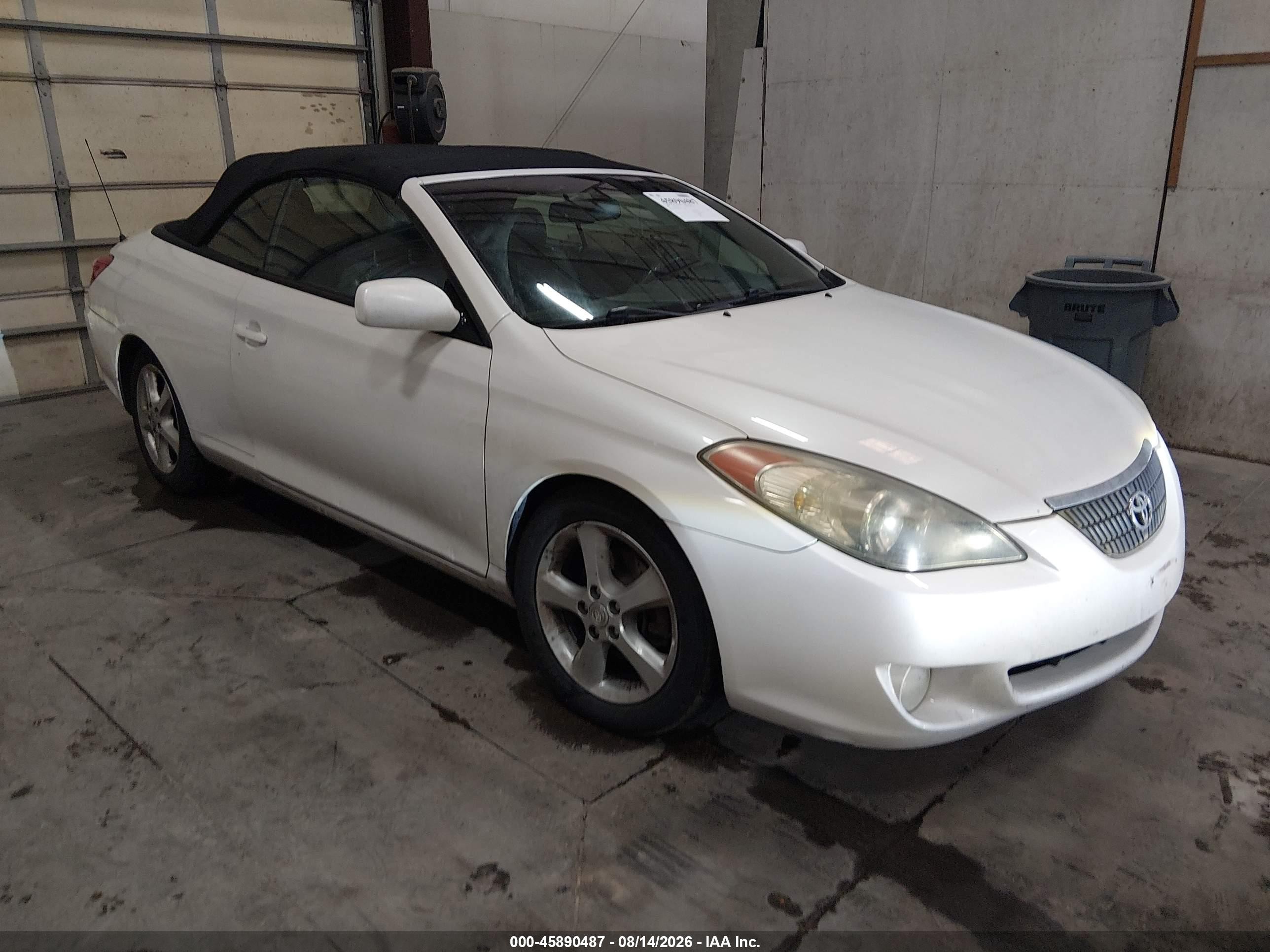 2005 Toyota Camry Solara Sle White vin: 4T1FA38P65U056269