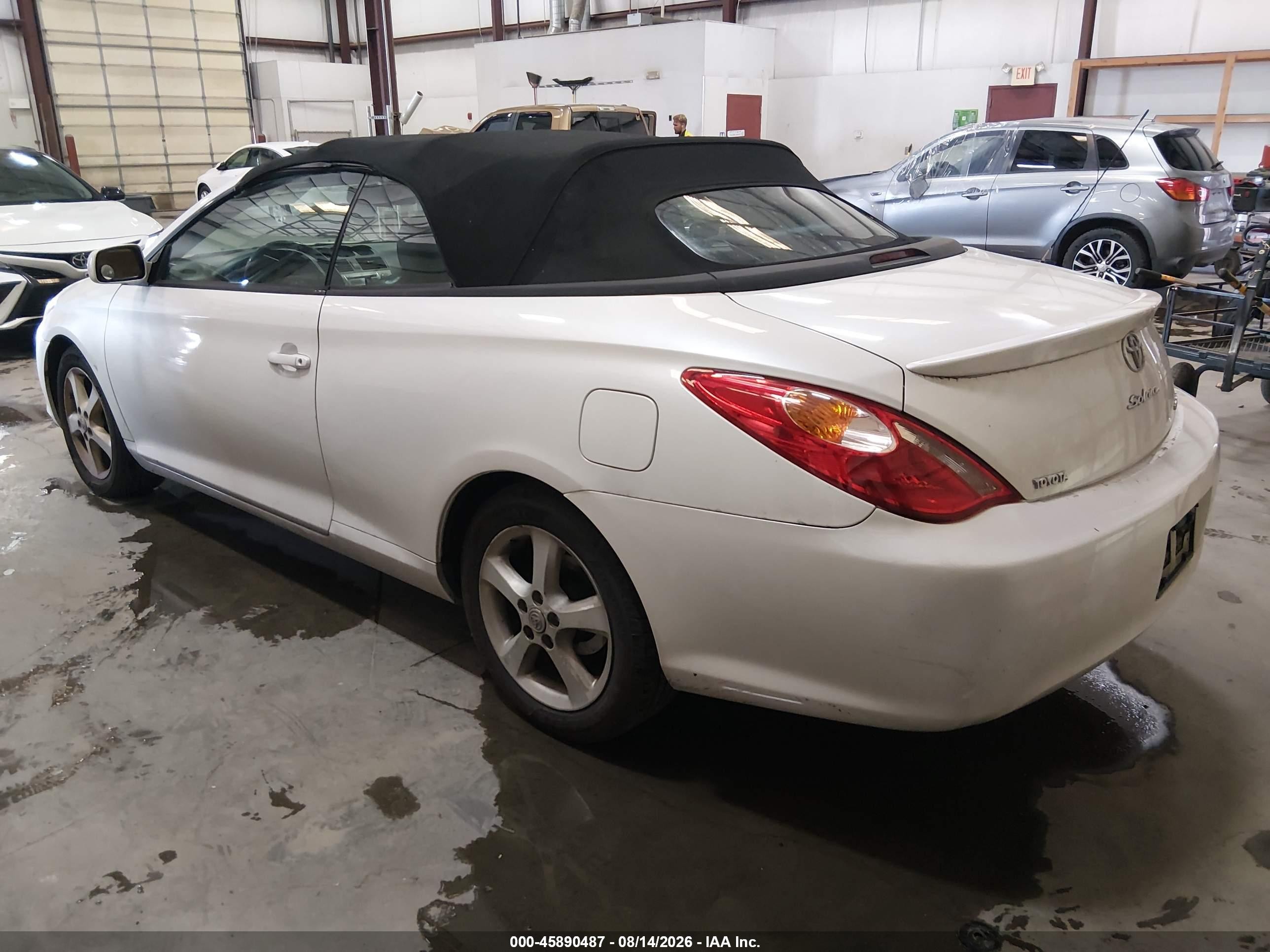 2005 Toyota Camry Solara Sle White vin: 4T1FA38P65U056269