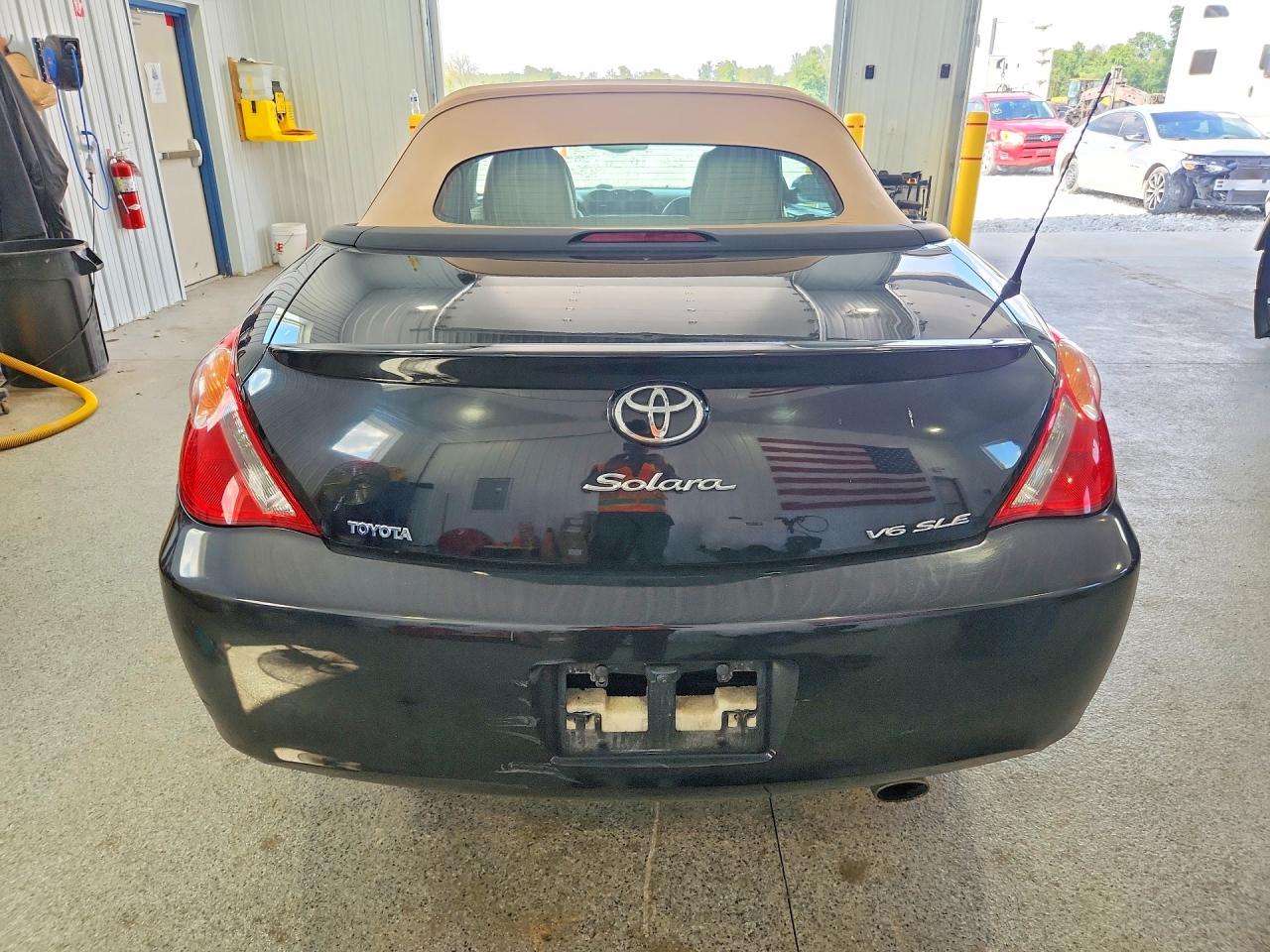 2005 Toyota Camry Solara Sle V6 Black vin: 4T1FA38P65U056403