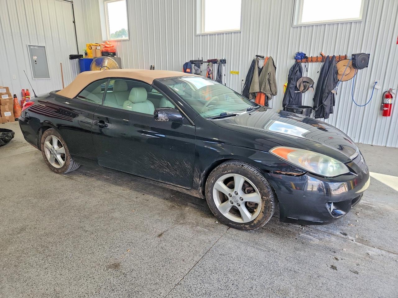 2005 Toyota Camry Solara Sle V6 Black vin: 4T1FA38P65U056403