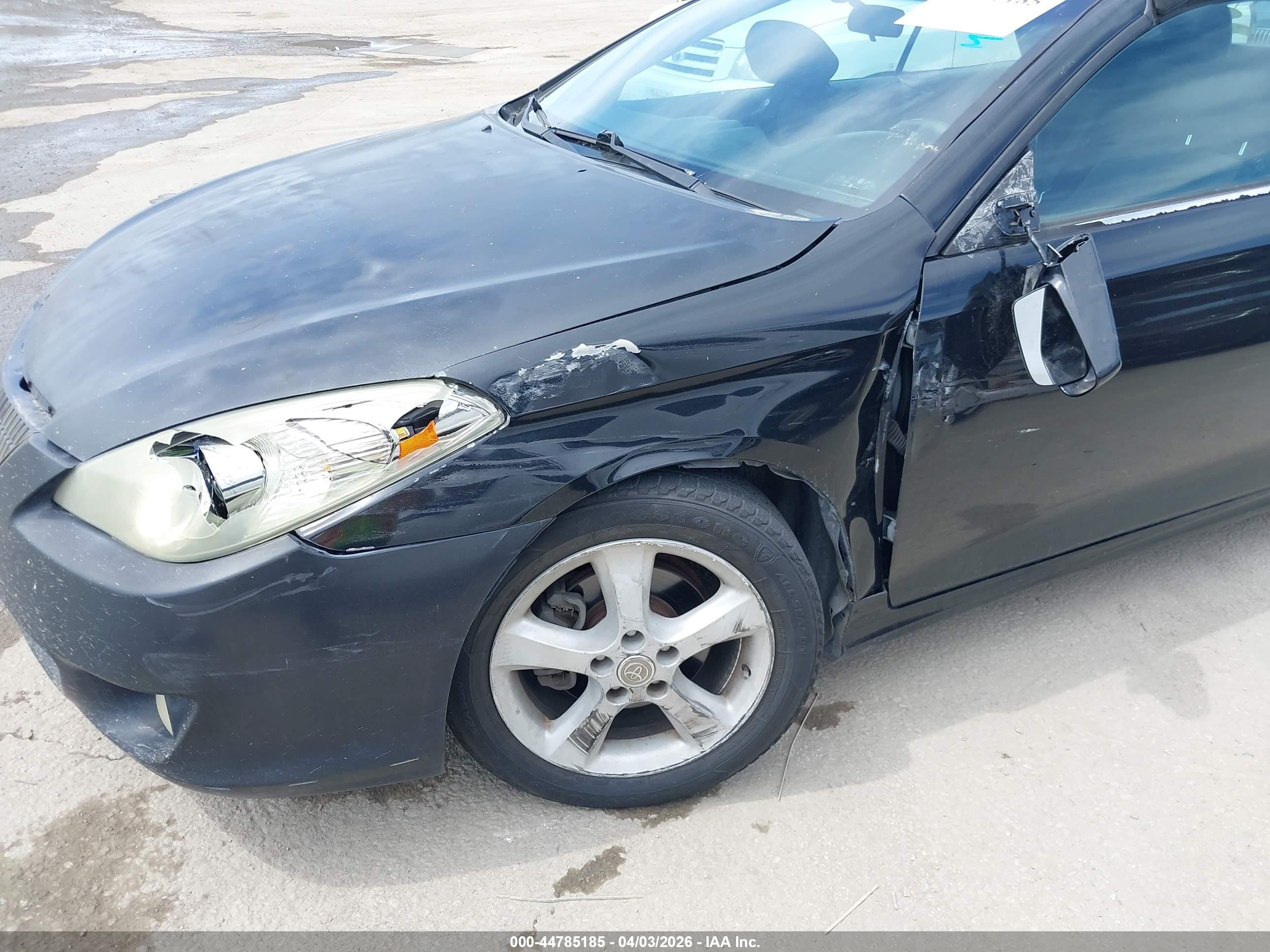 2005 Toyota Camry Solara Se Black vin: 4T1FA38P65U062525