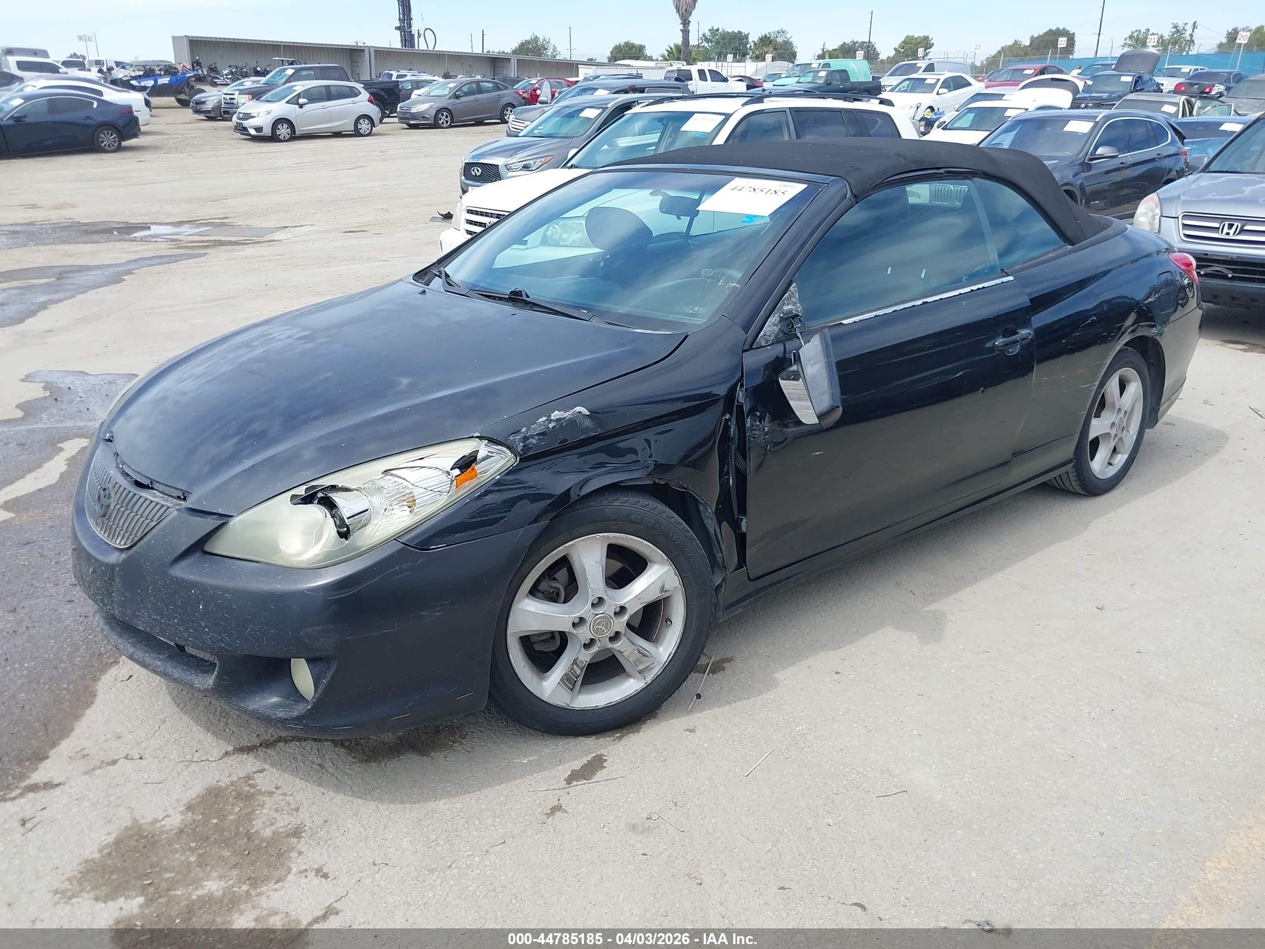 2005 Toyota Camry Solara Se Black vin: 4T1FA38P65U062525