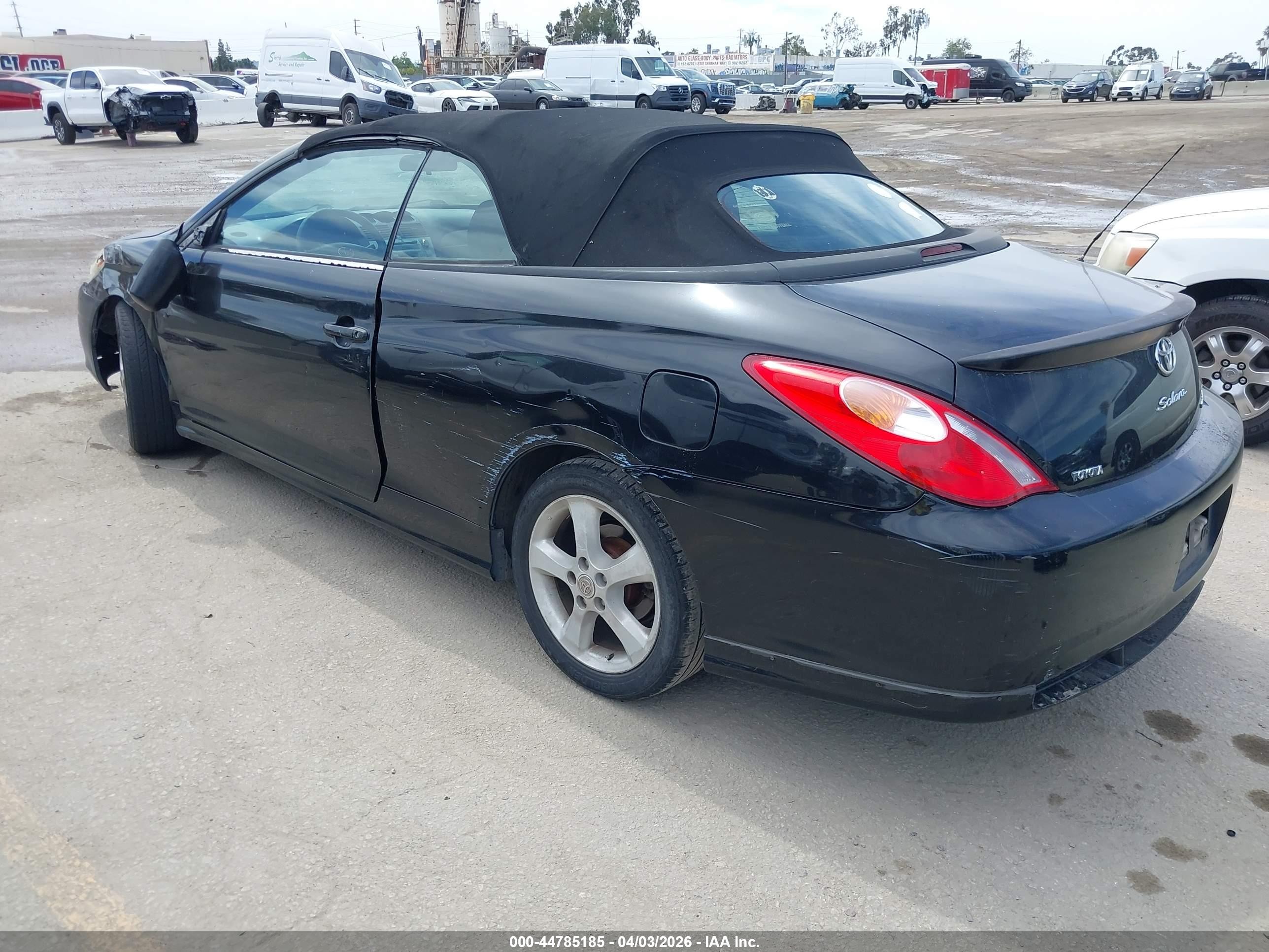 2005 Toyota Camry Solara Se Black vin: 4T1FA38P65U062525