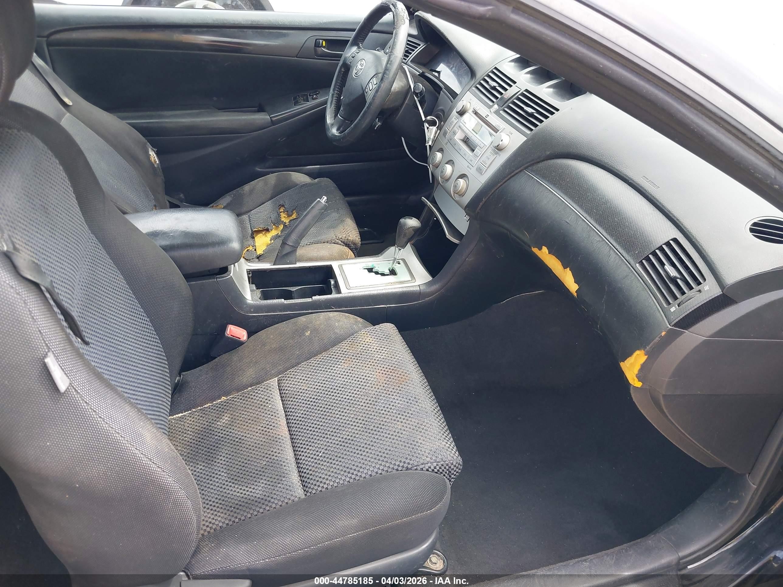 2005 Toyota Camry Solara Se Black vin: 4T1FA38P65U062525