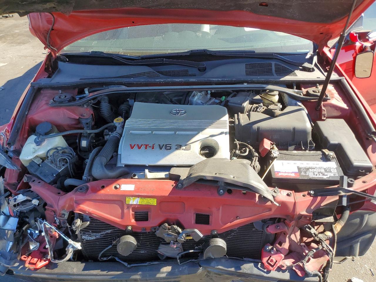 2006 Toyota Camry Solara Sle V6 Red vin: 4T1FA38P66U081223