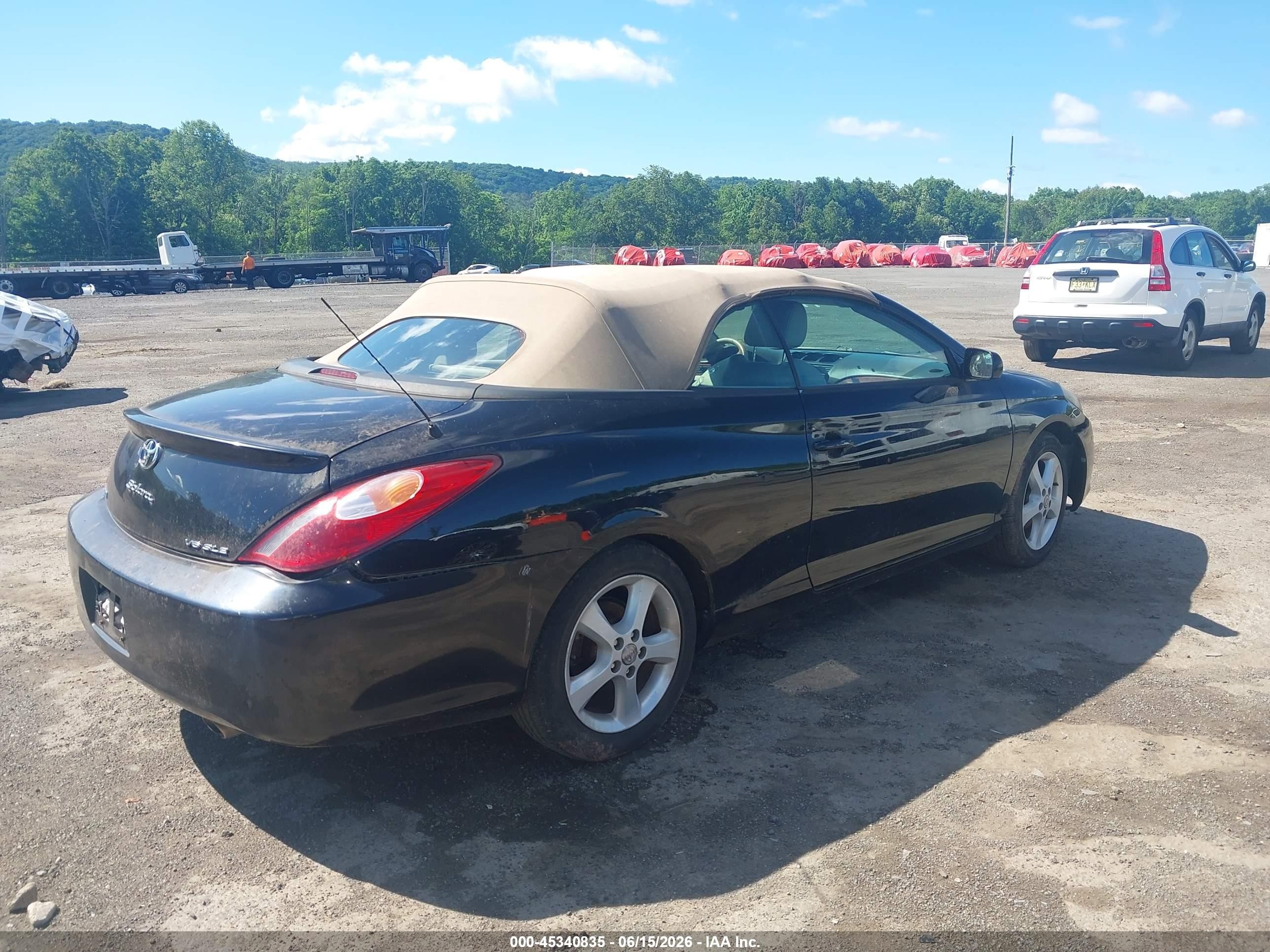 2006 Toyota Camry Solara Sle Black vin: 4T1FA38P66U084235