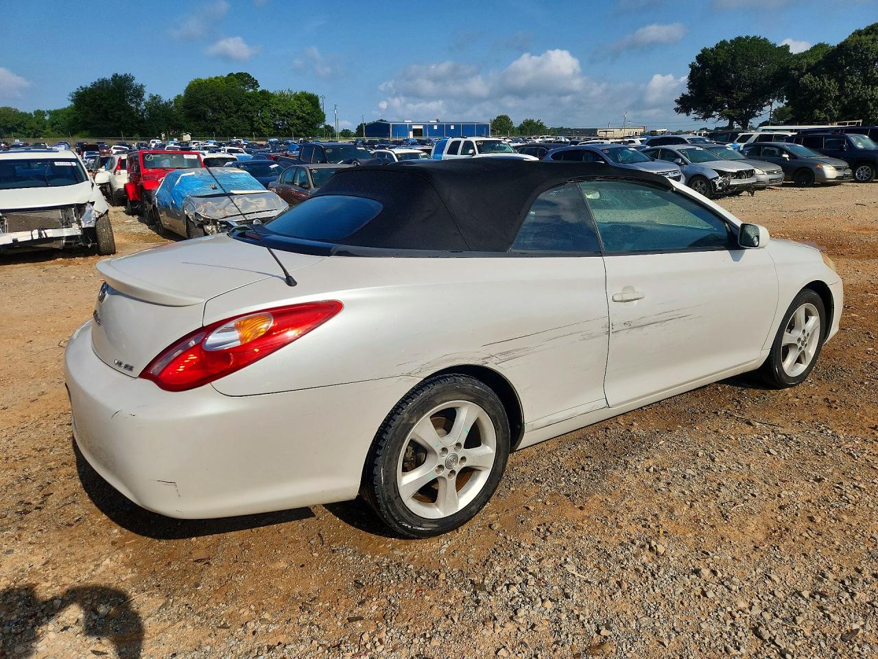 2006 Toyota Camry Solara Se V6 Белый vin: 4T1FA38P66U087474