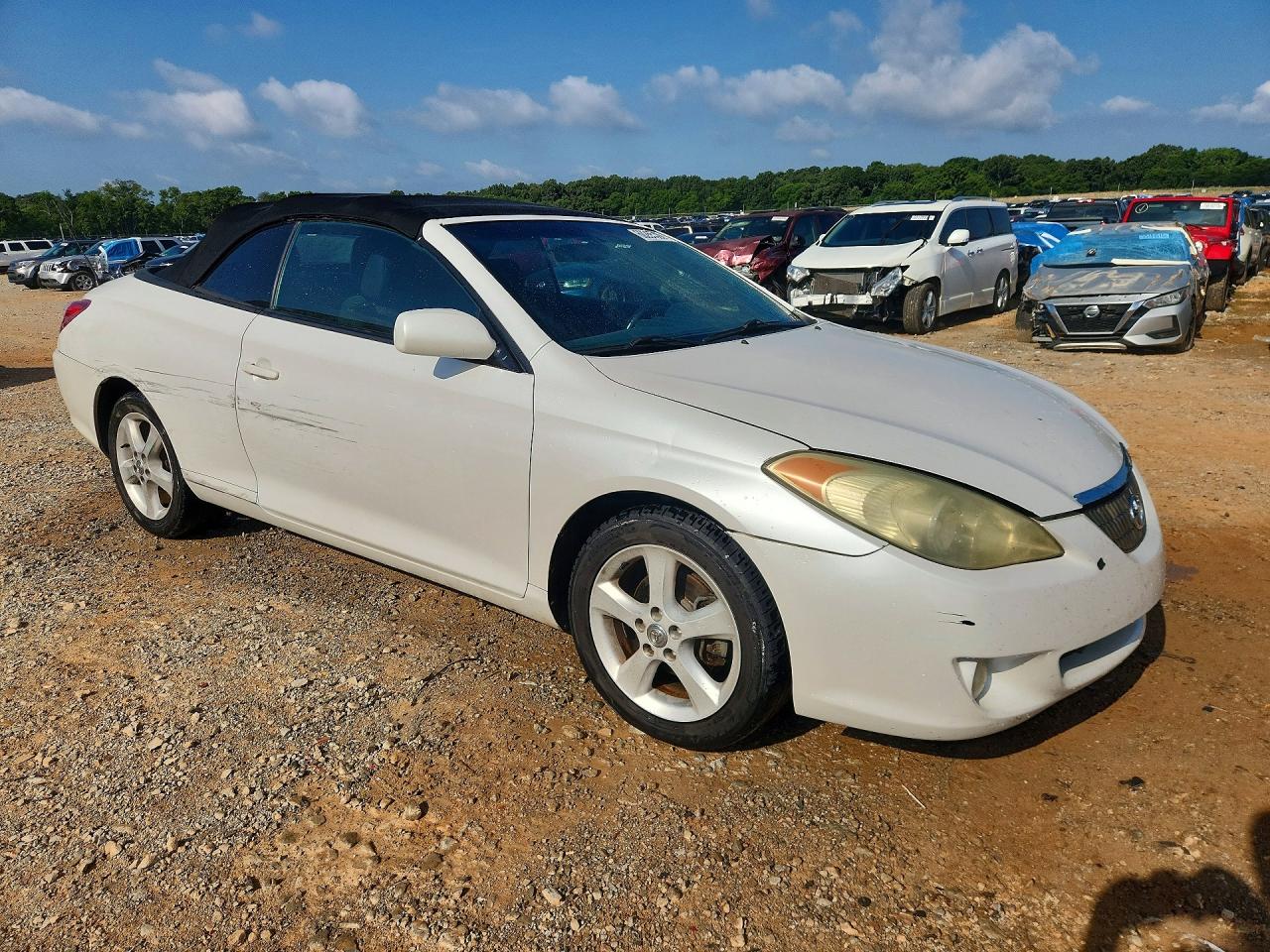 2006 Toyota Camry Solara Se V6 Белый vin: 4T1FA38P66U087474