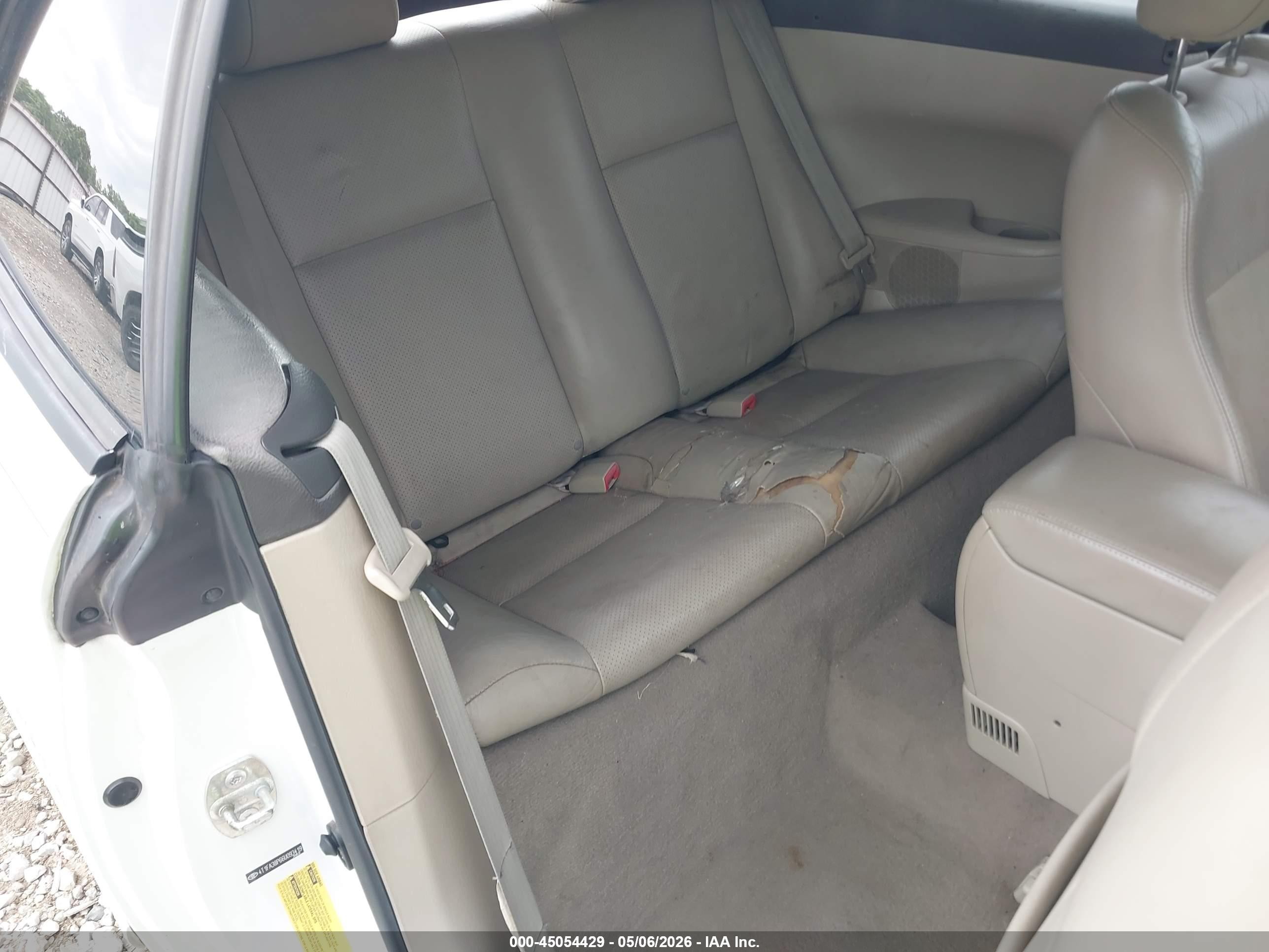 2006 Toyota Camry Solara Sle White vin: 4T1FA38P66U093419