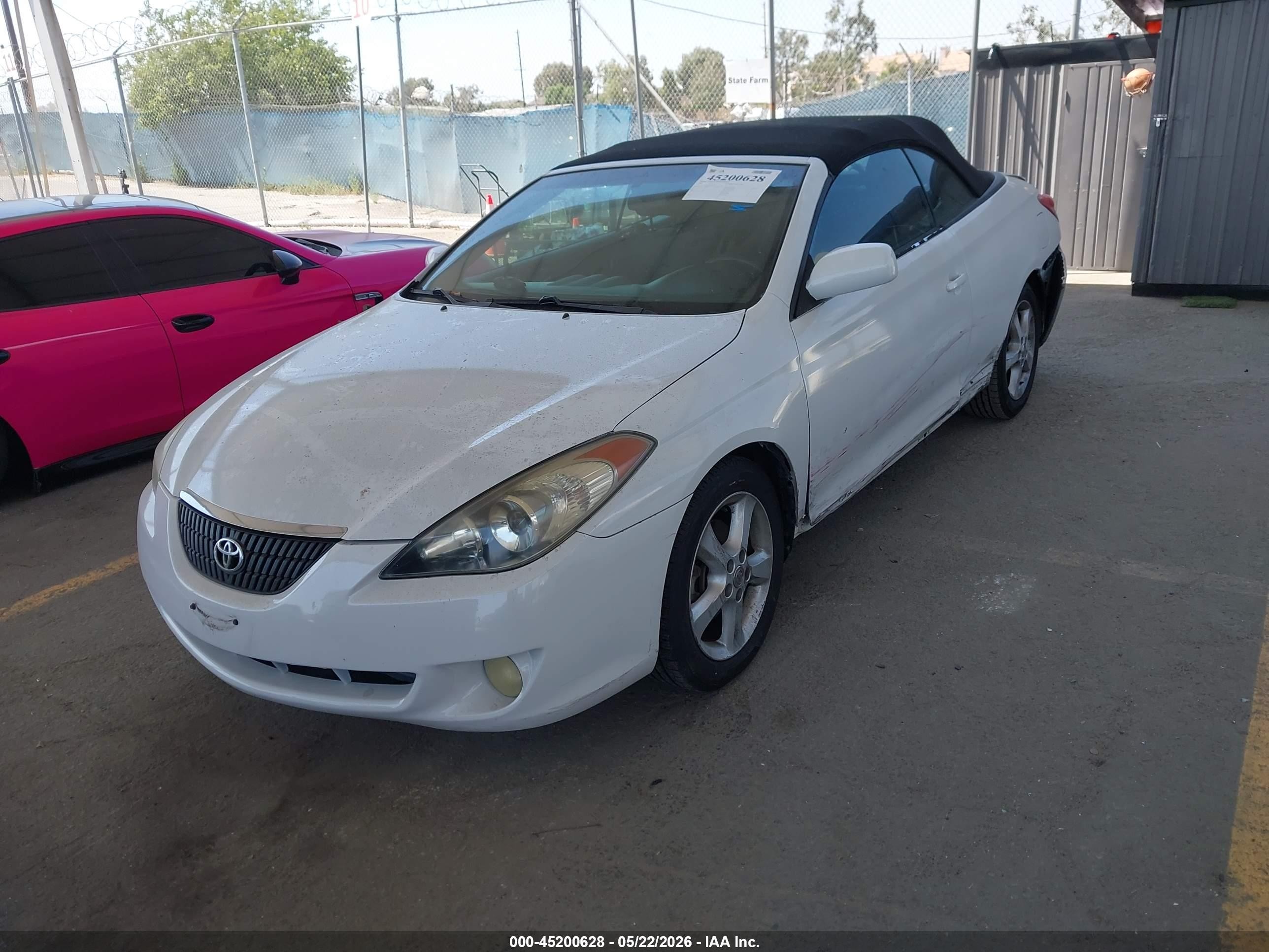 2006 Toyota Camry Solara Se White vin: 4T1FA38P66U095638