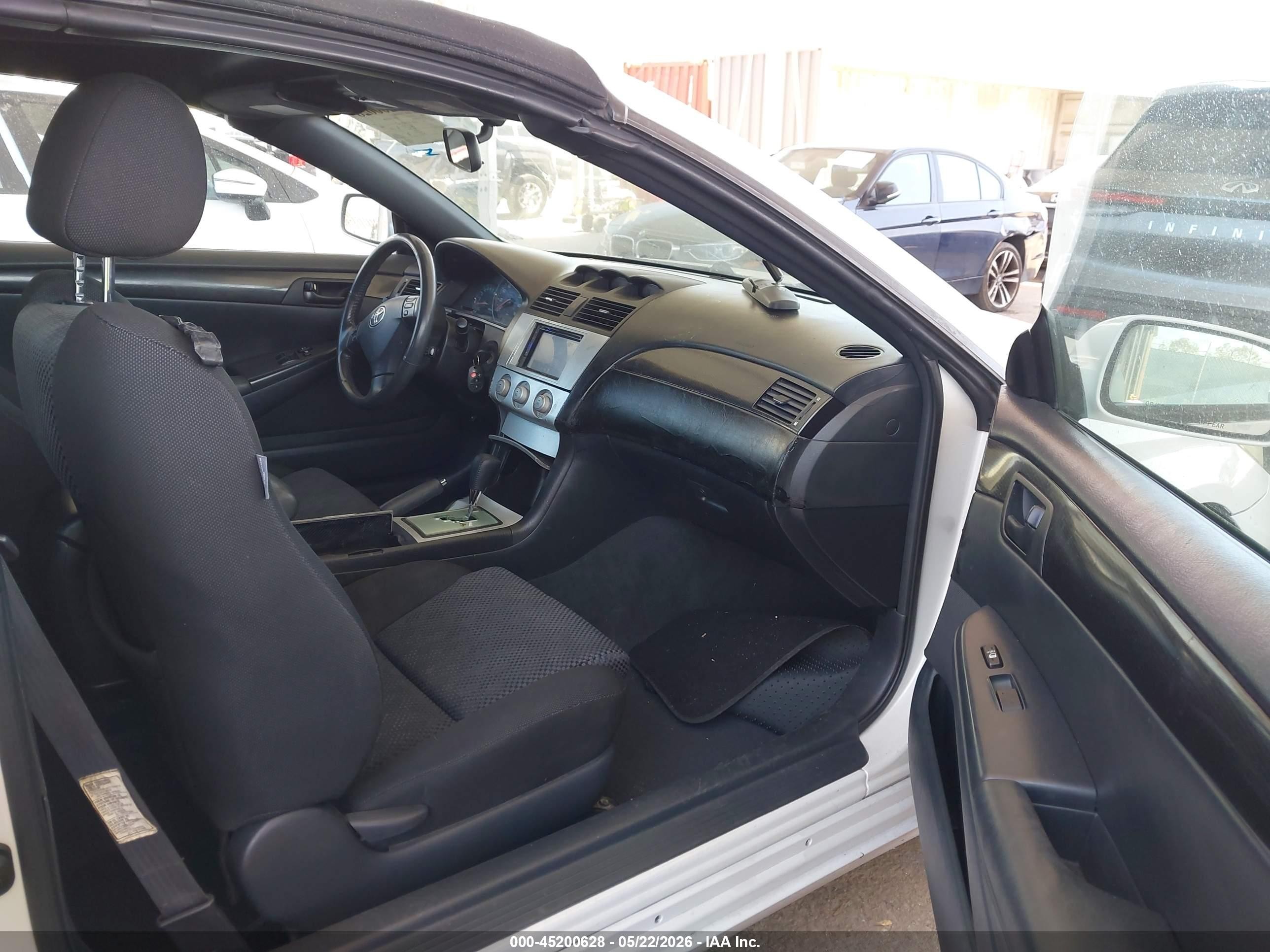 2006 Toyota Camry Solara Se White vin: 4T1FA38P66U095638