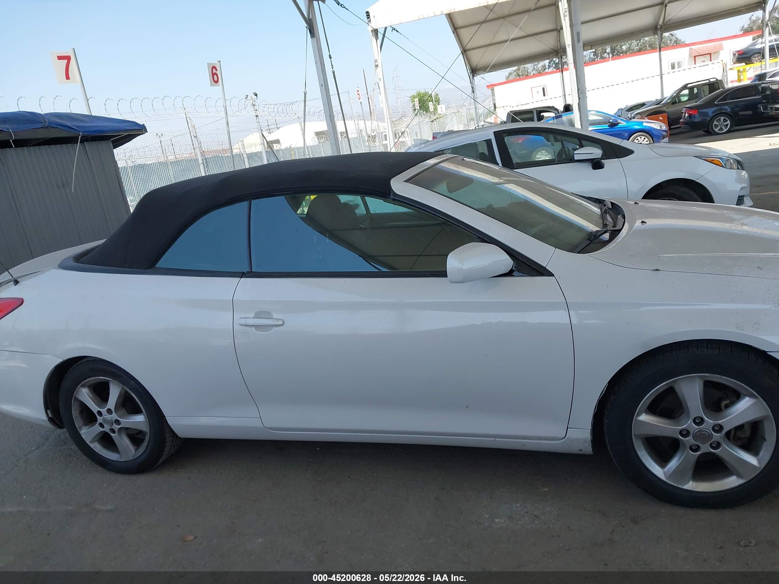 2006 Toyota Camry Solara Se White vin: 4T1FA38P66U095638