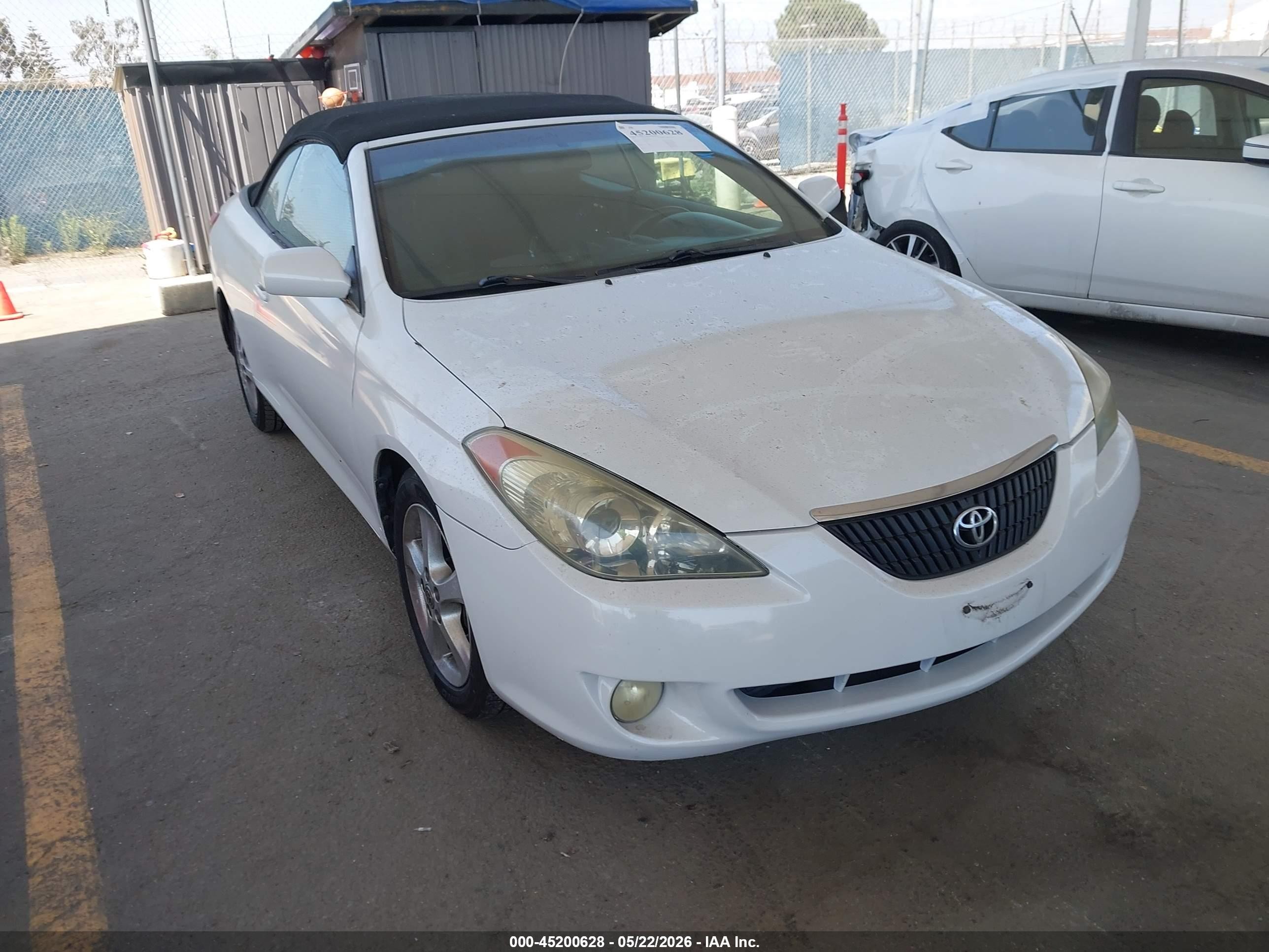 2006 Toyota Camry Solara Se White vin: 4T1FA38P66U095638