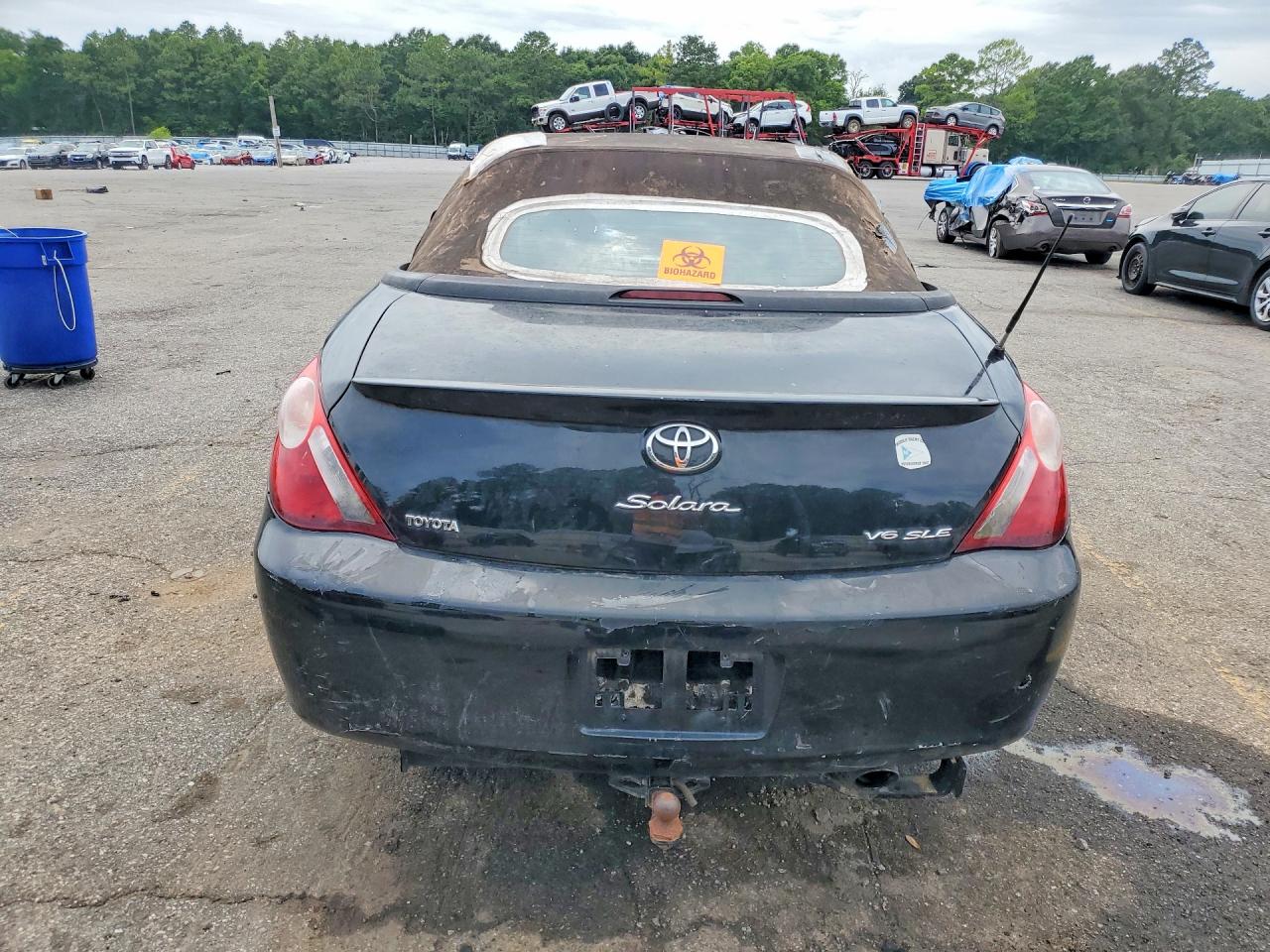 2006 Toyota Camry Solara Sle V6 Black vin: 4T1FA38P66U095932