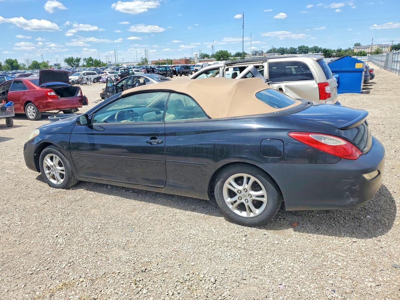 2007 Toyota Camry Solara Se V6 Black vin: 4T1FA38P67U127425