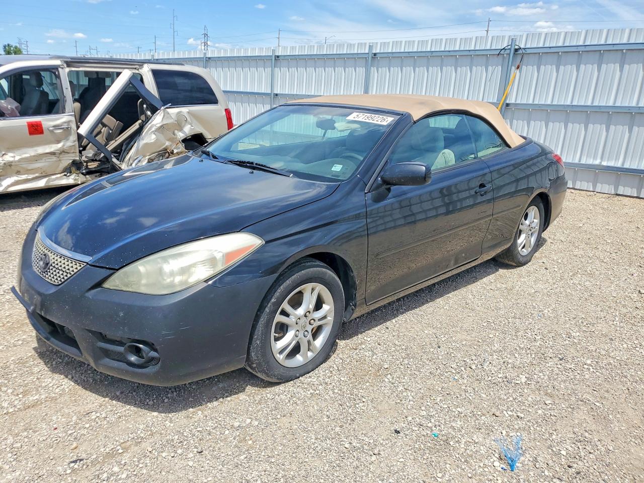 2007 Toyota Camry Solara Se V6 Черный vin: 4T1FA38P67U127425