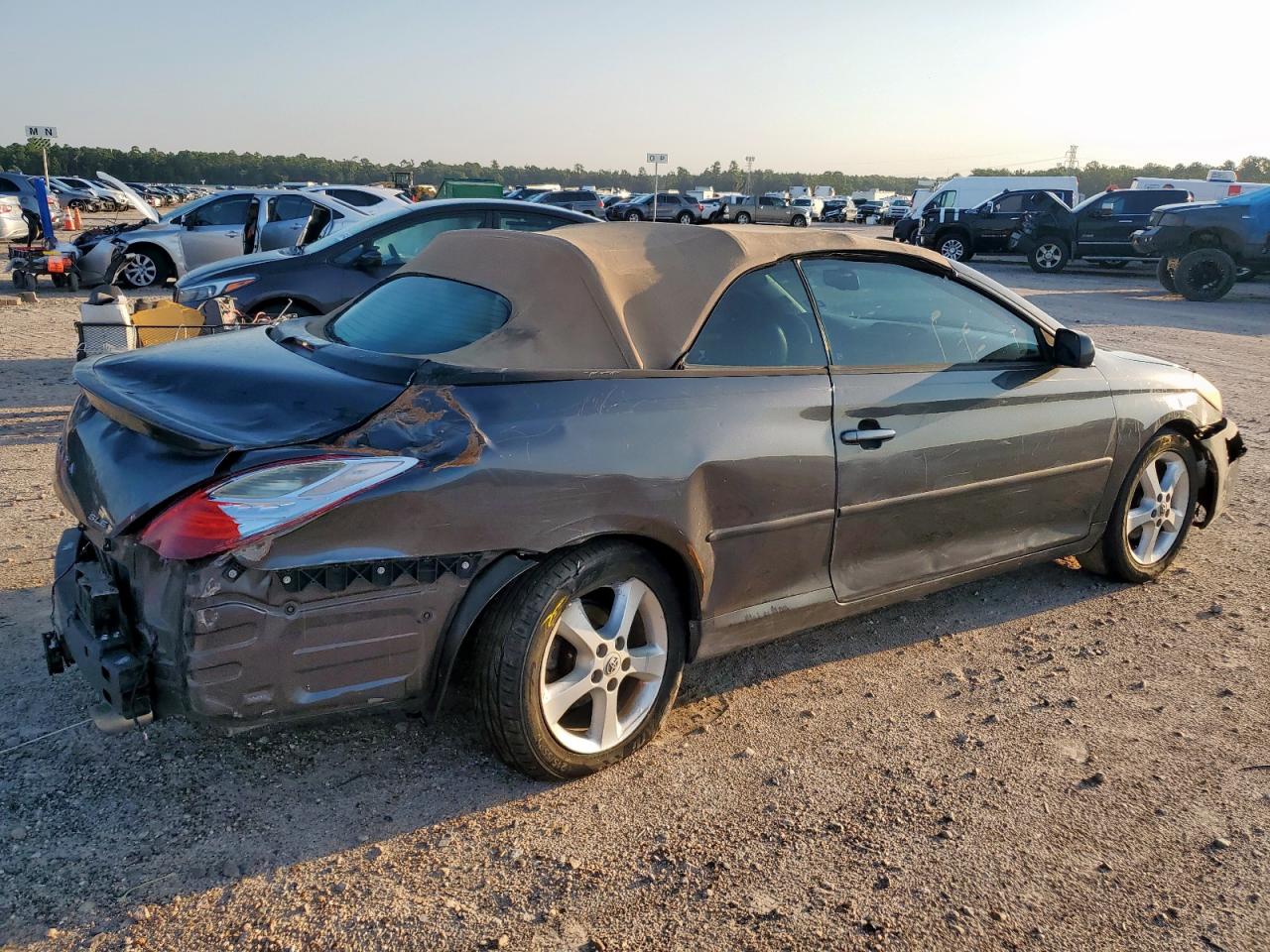 2007 Toyota Camry Solara Se Серый vin: 4T1FA38P67U128378
